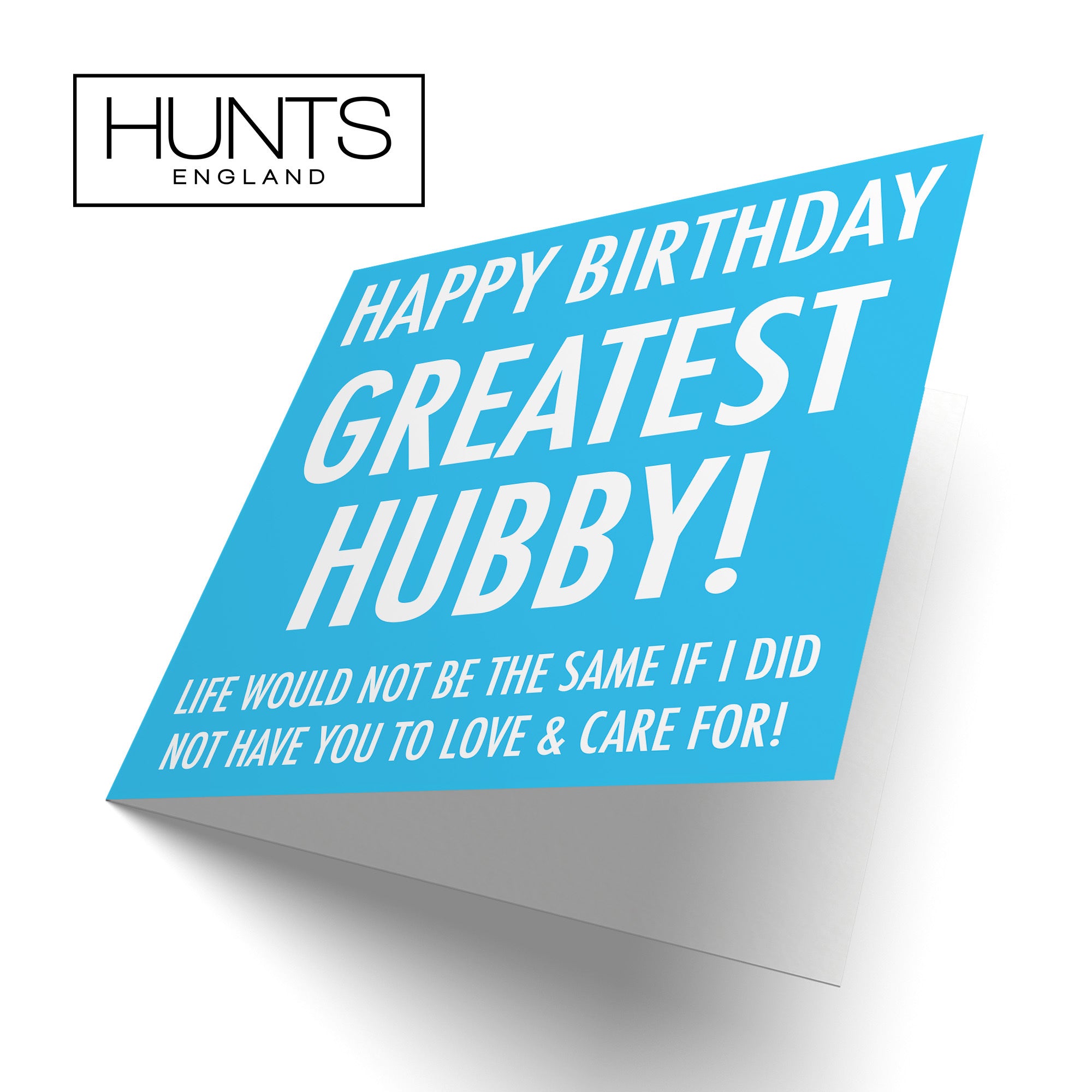Hubby Birthday Card To Love & Care For Urban Colour - Default Title (TH02055)