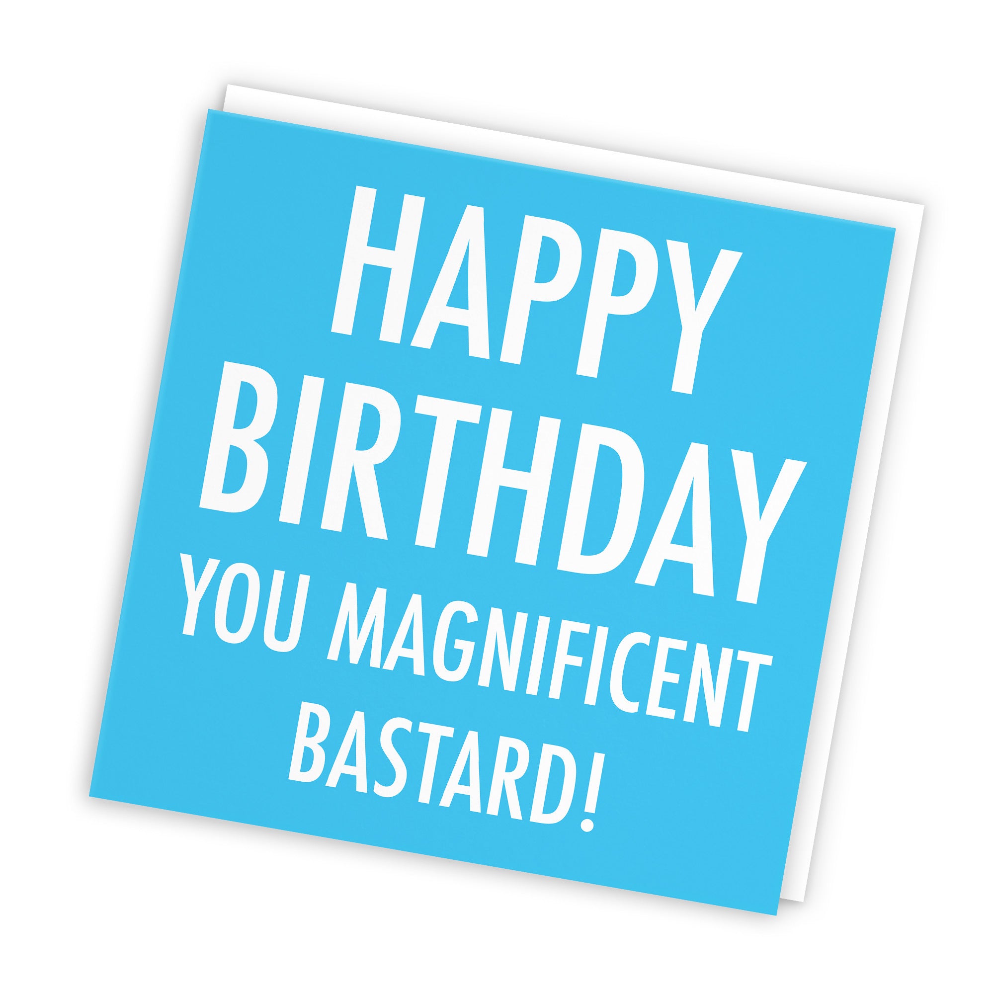Funny Rude Birthday Card Magnificent Bastard Urban Colour - Default Title (TH02056)