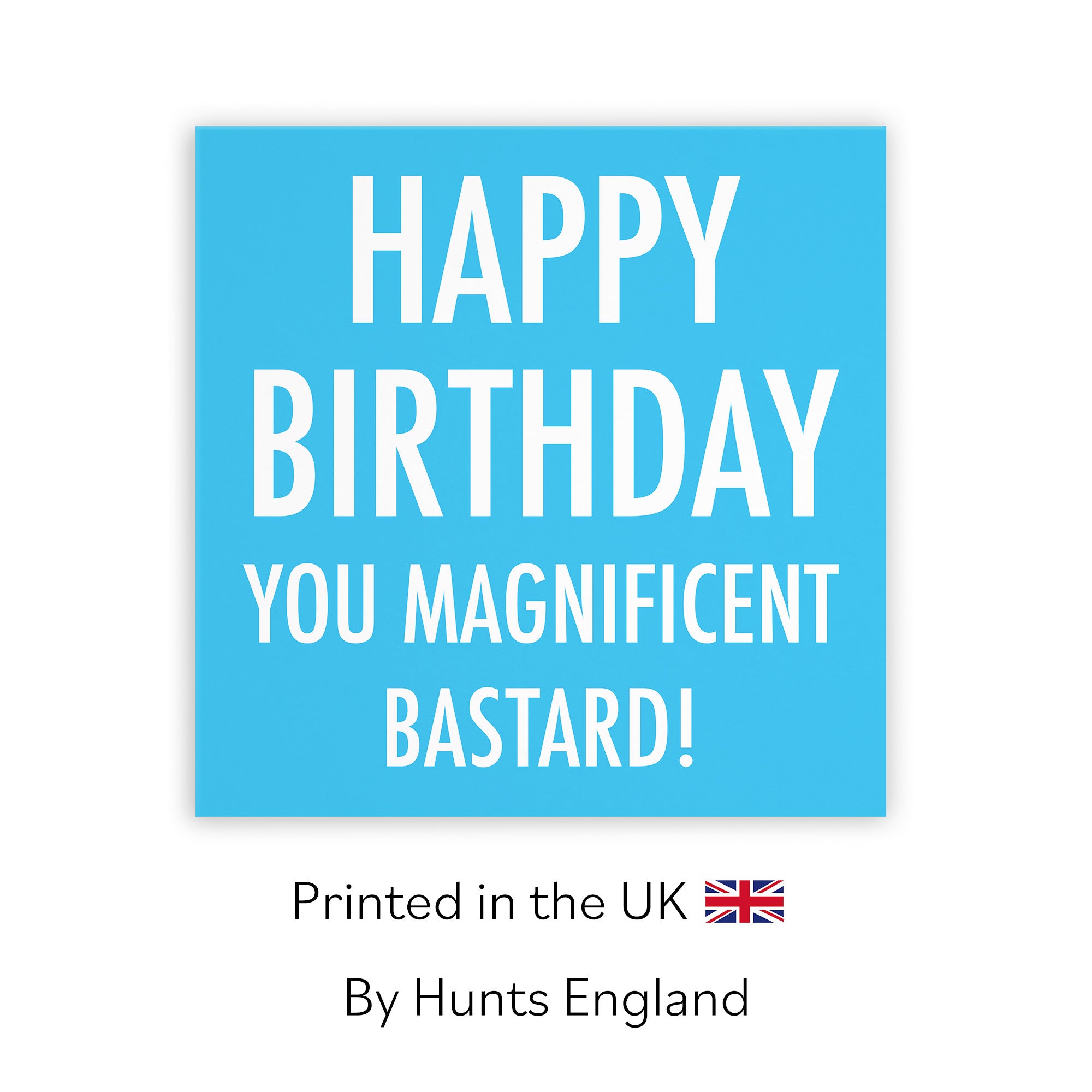 Funny Rude Birthday Card Magnificent Bastard Urban Colour - Default Title (TH02056)