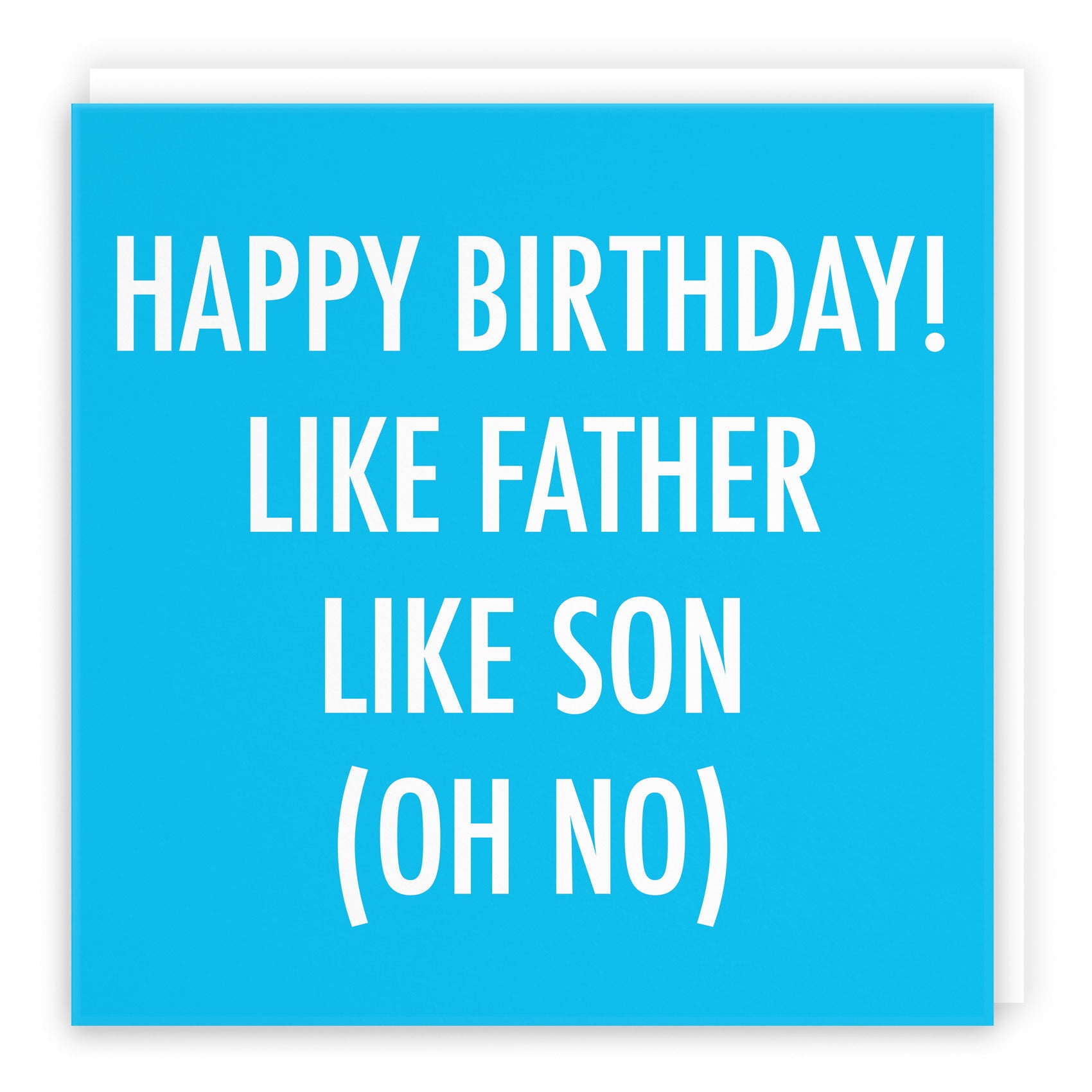 Son Birthday Card Like Father Like Son Urban Colour - Default Title (TH02057)