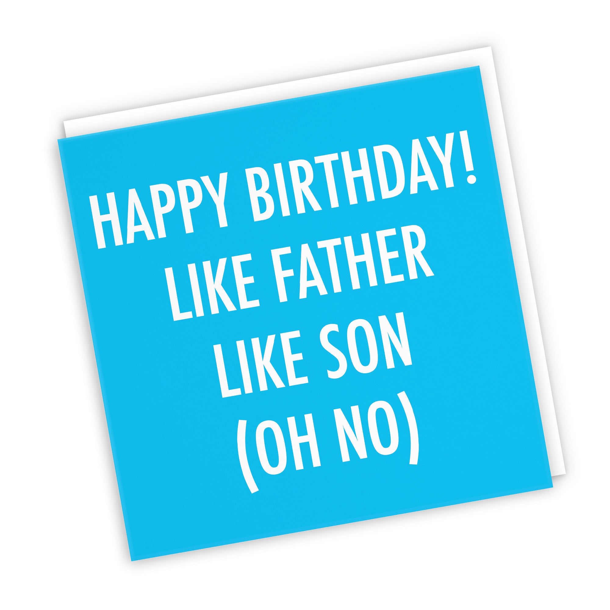 Son Birthday Card Like Father Like Son Urban Colour - Default Title (TH02057)