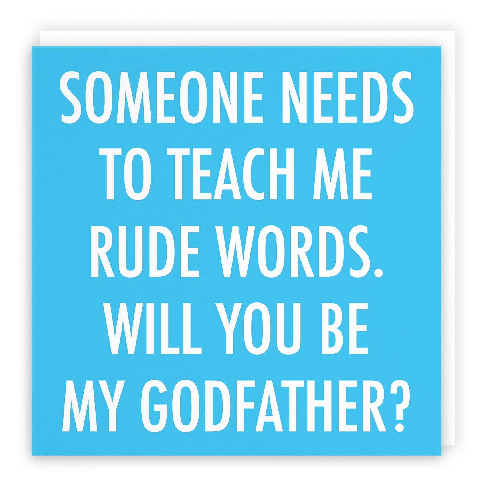 Will You Be My Godfather Card Urban Colour - Default Title (TH02060)