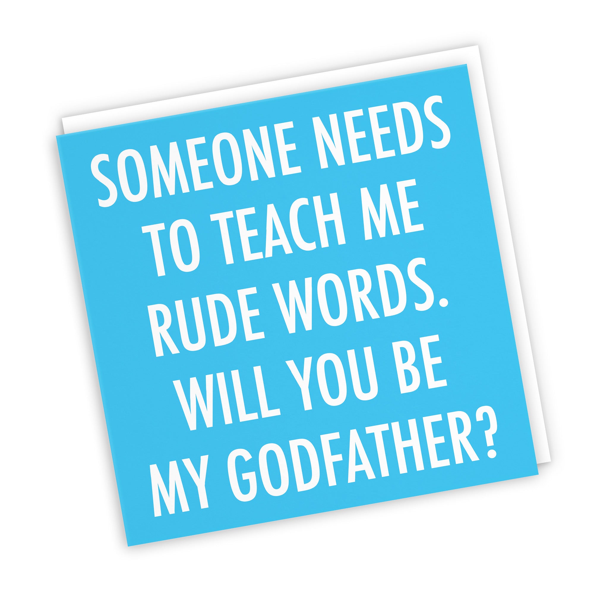 Will You Be My Godfather Card Urban Colour - Default Title (TH02060)