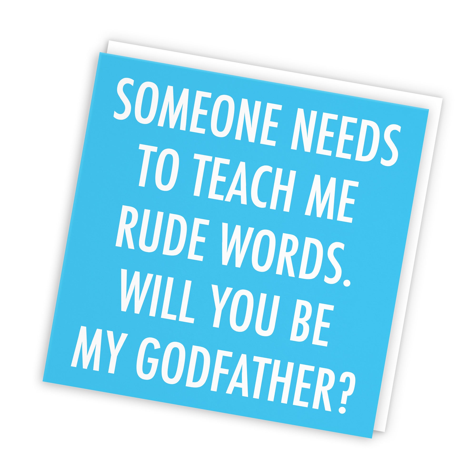 Will You Be My Godfather Card Urban Colour - Default Title (TH02060)