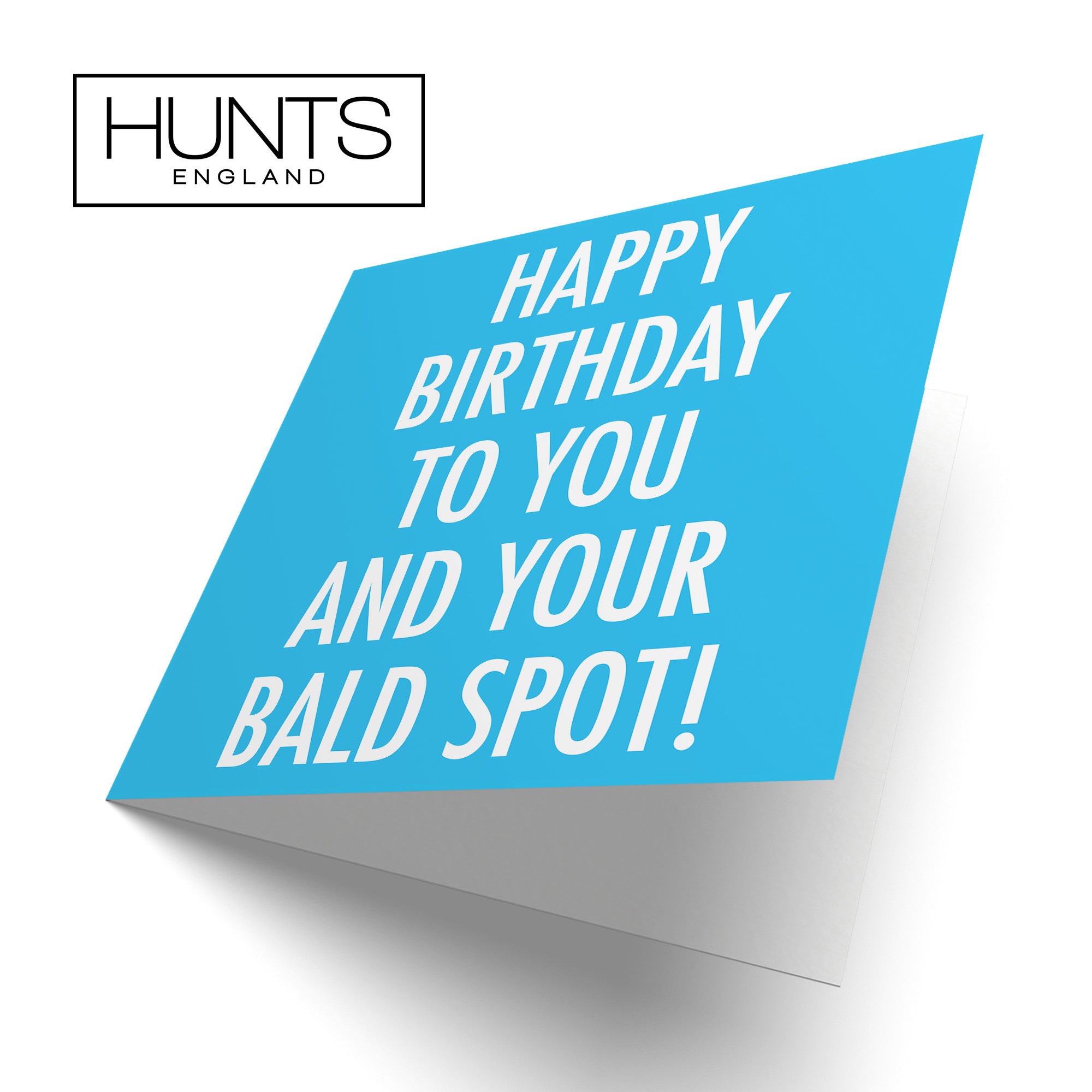 Bald Spot Funny Rude Birthday Card Urban Colour - Default Title (TH02061)
