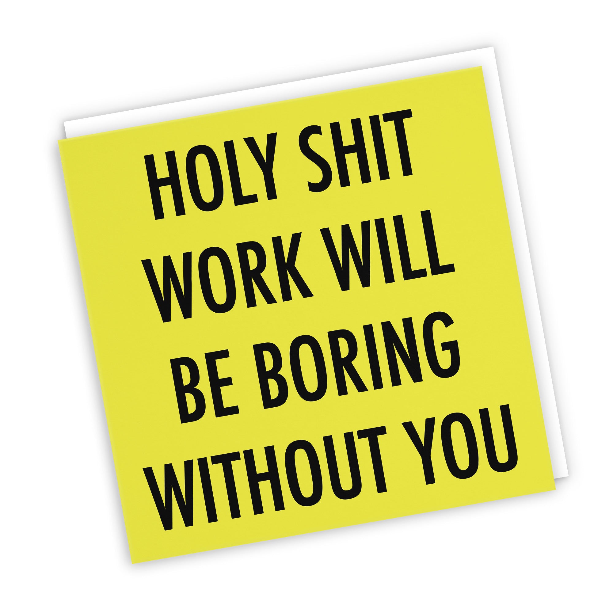 Leaving Card Holy Shit Work Will Be Boring Without You Urban Colour - Default Title (TH02065)