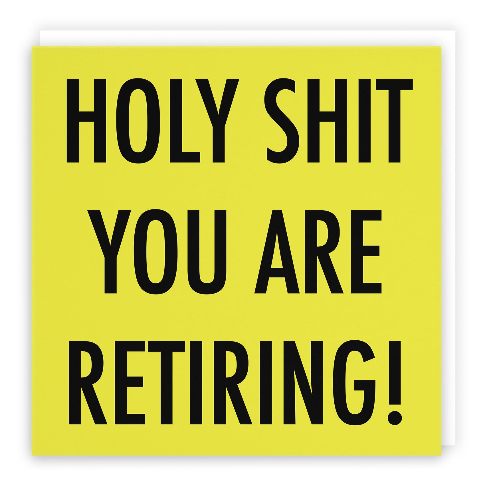 Funny Retirement Card Holy Shit Urban Colour - Default Title (TH02066)