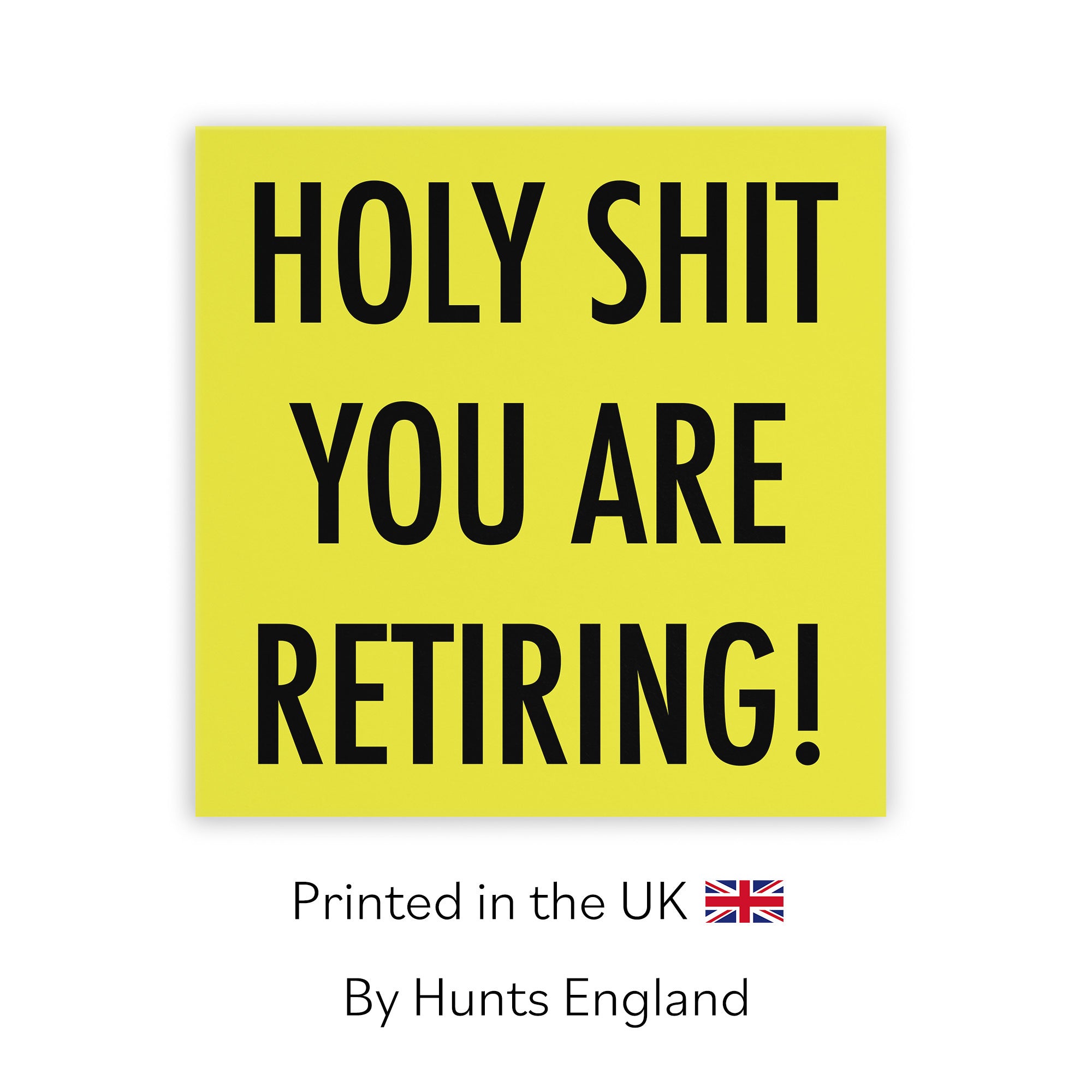 Funny Retirement Card Holy Shit Urban Colour - Default Title (TH02066)
