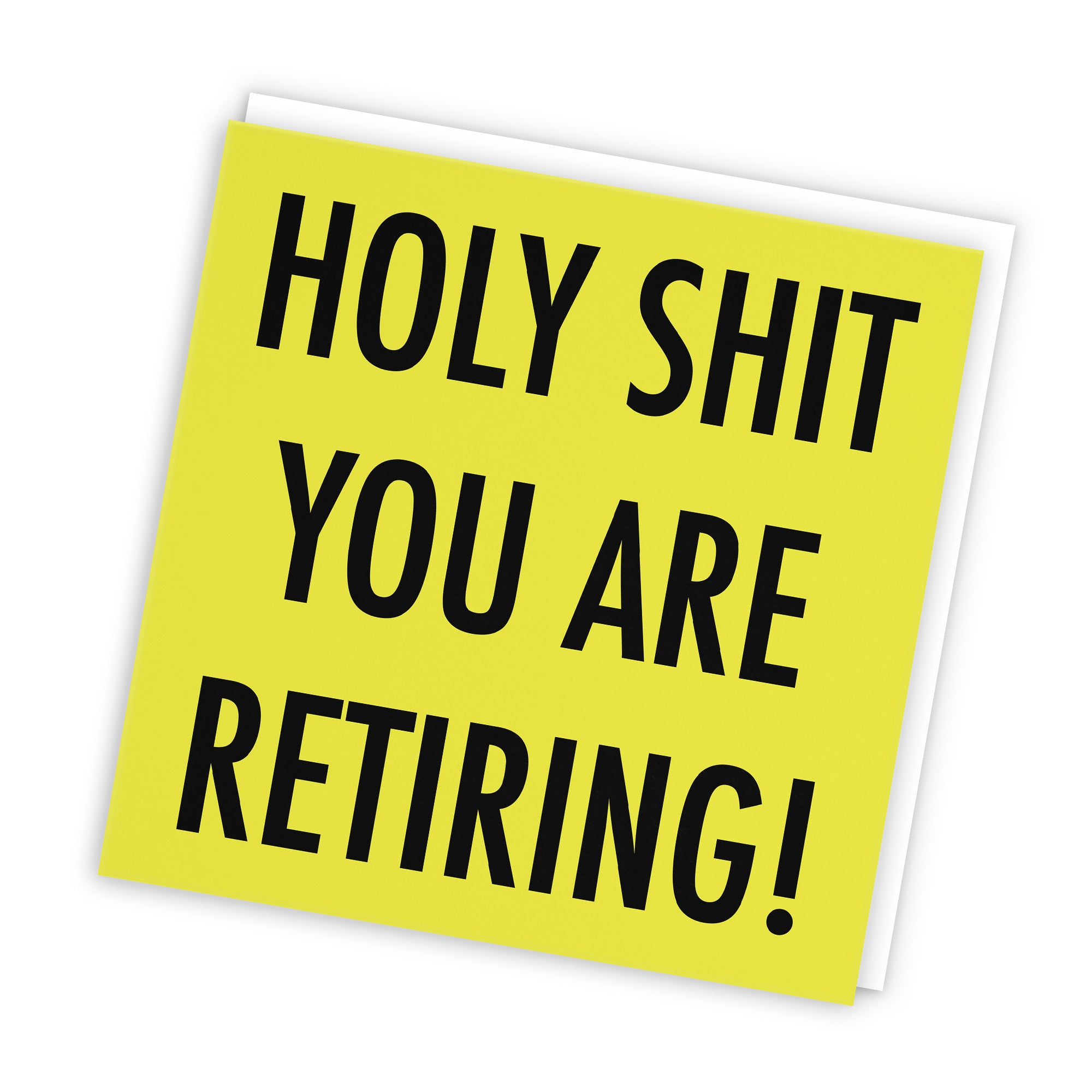 Funny Retirement Card Holy Shit Urban Colour - Default Title (TH02066)