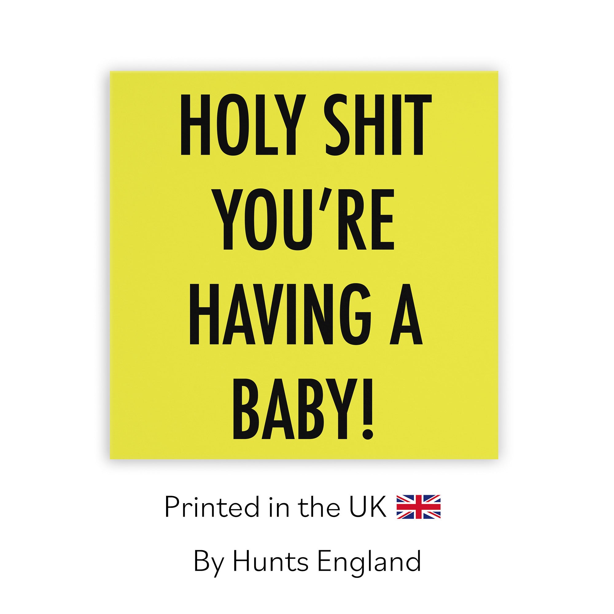 Funny Congratulations New Baby Card Holy Shit Urban Colour - Default Title (TH02070)