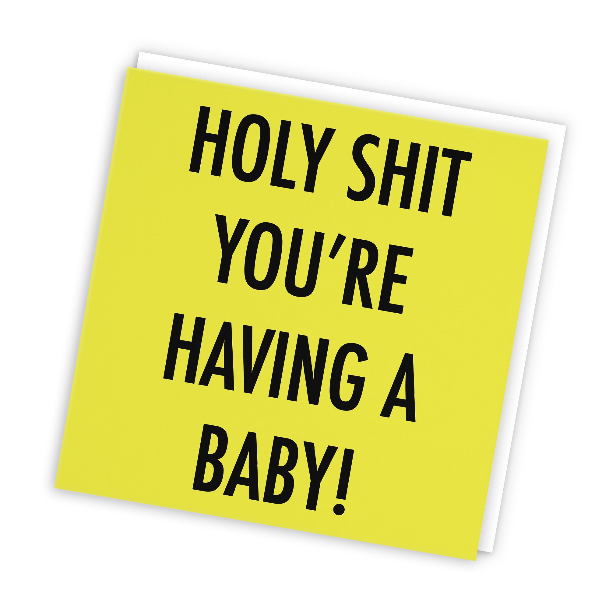 Funny Congratulations New Baby Card Holy Shit Urban Colour - Default Title (TH02070)