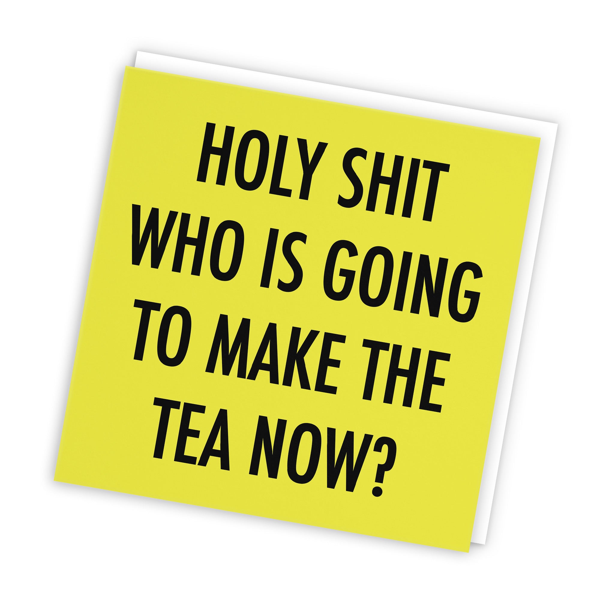 Funny Rude Leaving Card Make The Tea Card Urban Colour - Default Title (TH02072)
