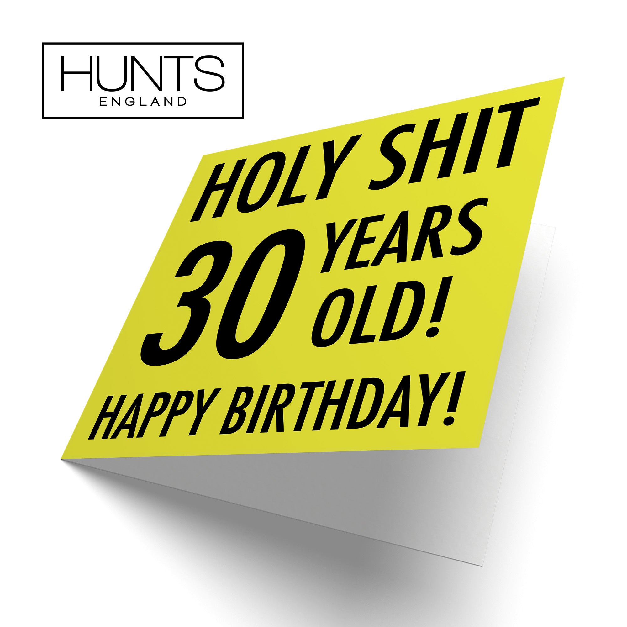 30th Birthday Card Holy Shit Urban Colour - Default Title (TH02076)