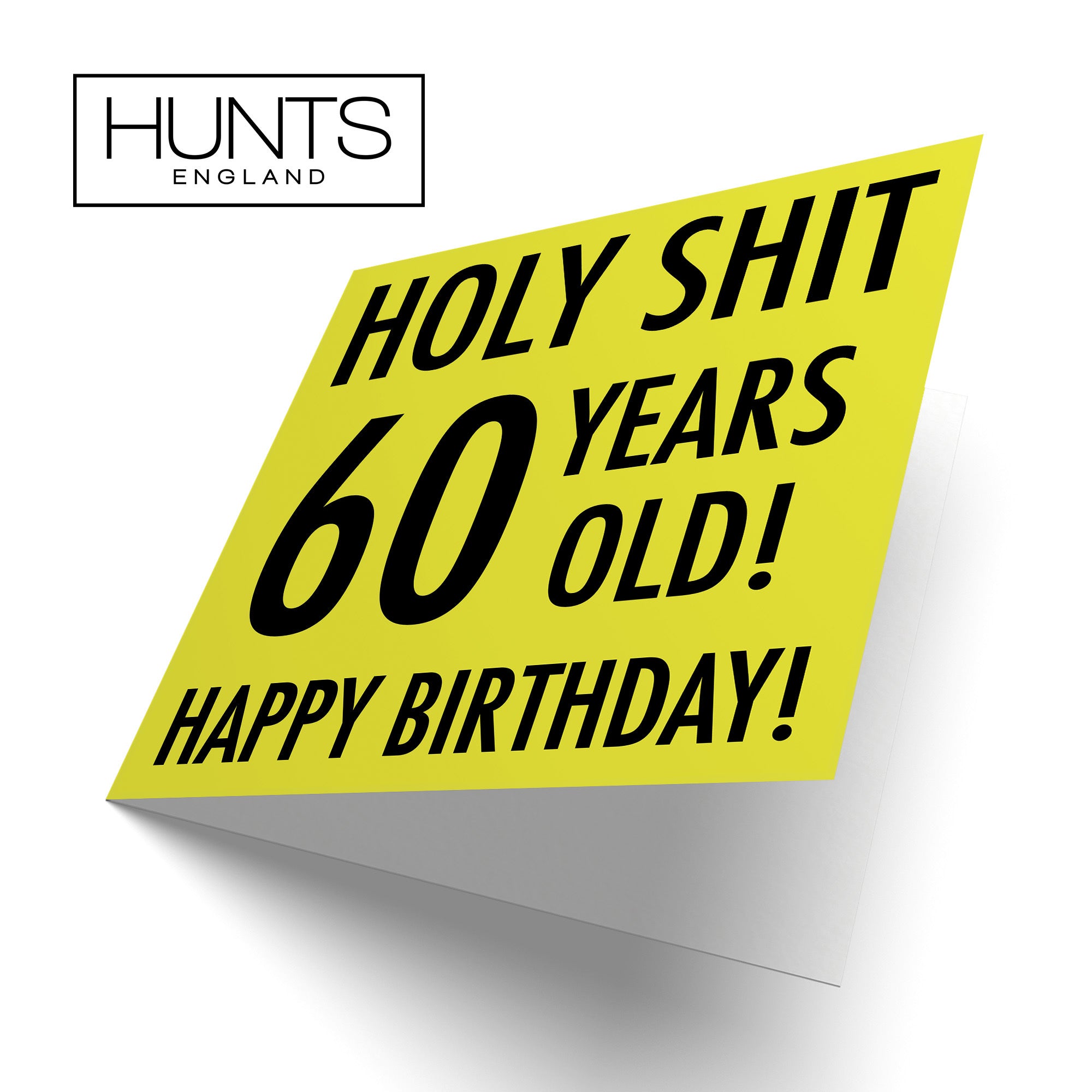 60th Birthday Card Holy Shit Urban Colour - Default Title (TH02077)