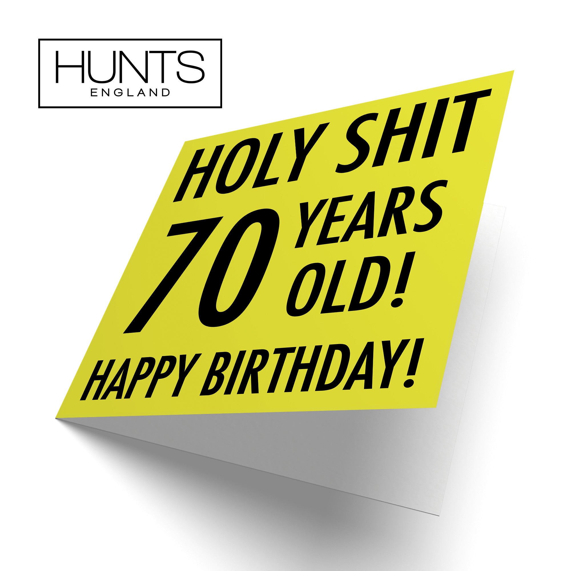 70th Birthday Card Holy Shit Urban Colour - Default Title (TH02078)