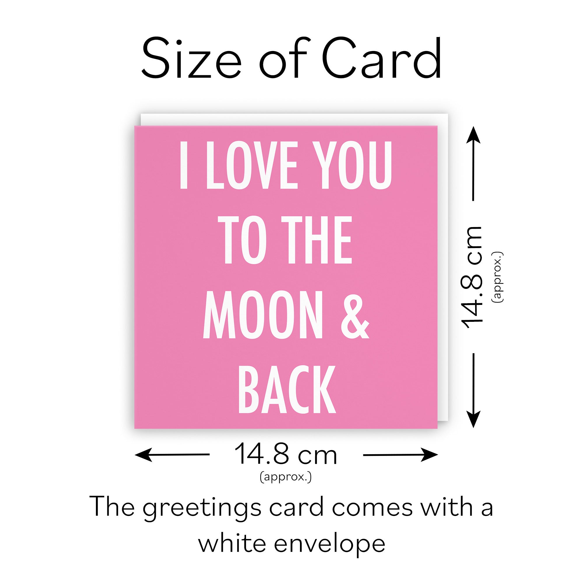 Moon And Back Romantic Card Urban Colour - Default Title (TH02082)