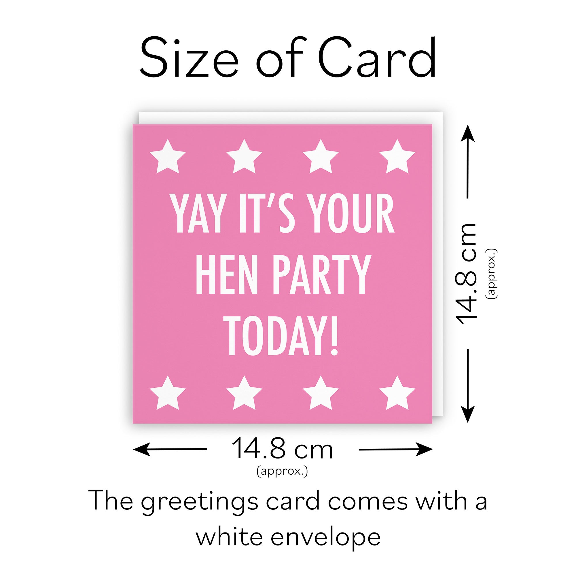 Bride To Be Hen Do Card Yay Urban Colour - Default Title (TH02083)
