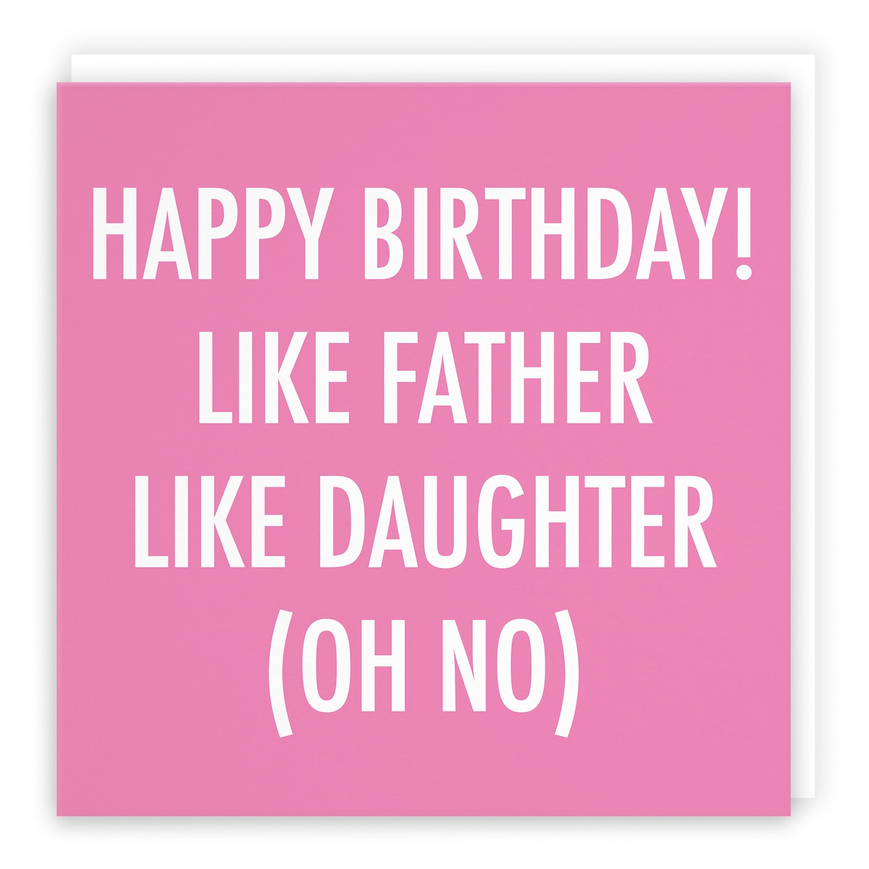 Daughter Birthday Card Like Father Like Daughter Urban Colour - Default Title (TH02084)