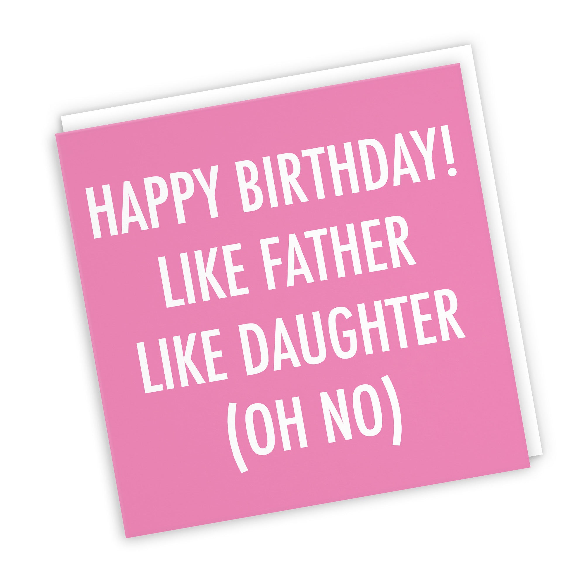 Daughter Birthday Card Like Father Like Daughter Urban Colour - Default Title (TH02084)