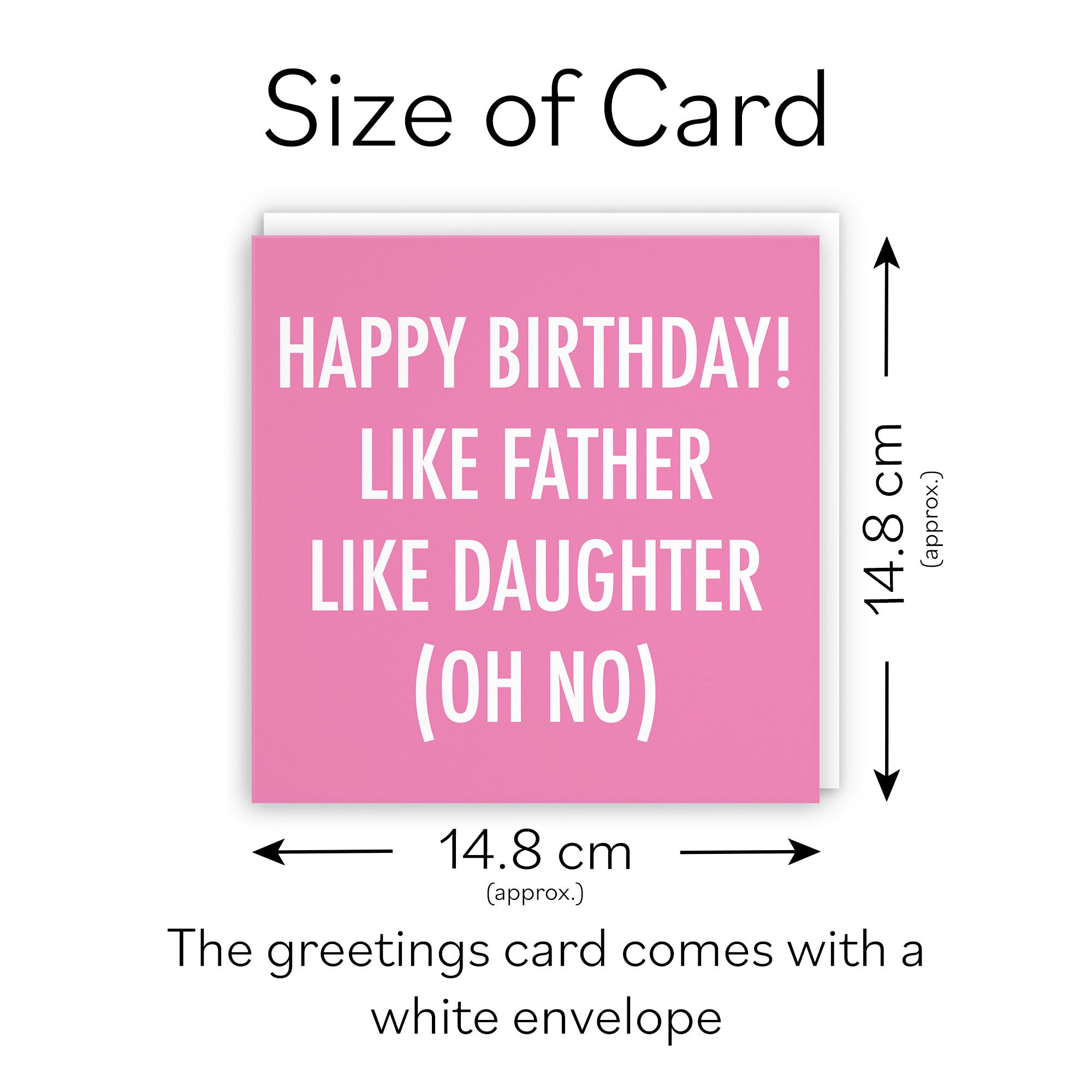 Daughter Birthday Card Like Father Like Daughter Urban Colour - Default Title (TH02084)
