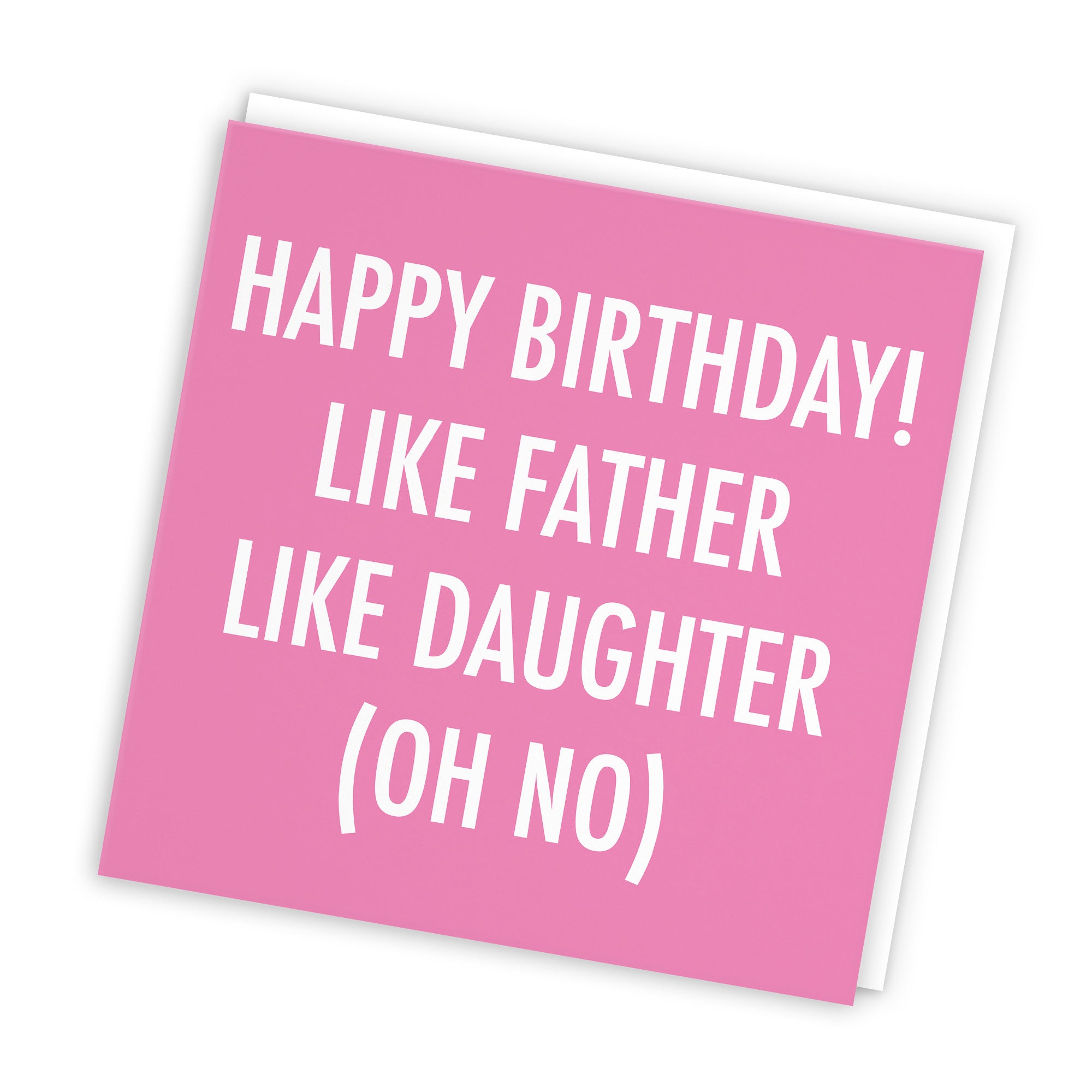 Daughter Birthday Card Like Father Like Daughter Urban Colour - Default Title (TH02084)