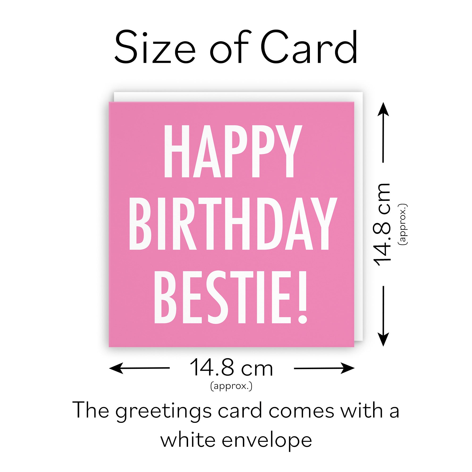 Bestie Birthday Card Urban Colour - Default Title (TH02088)