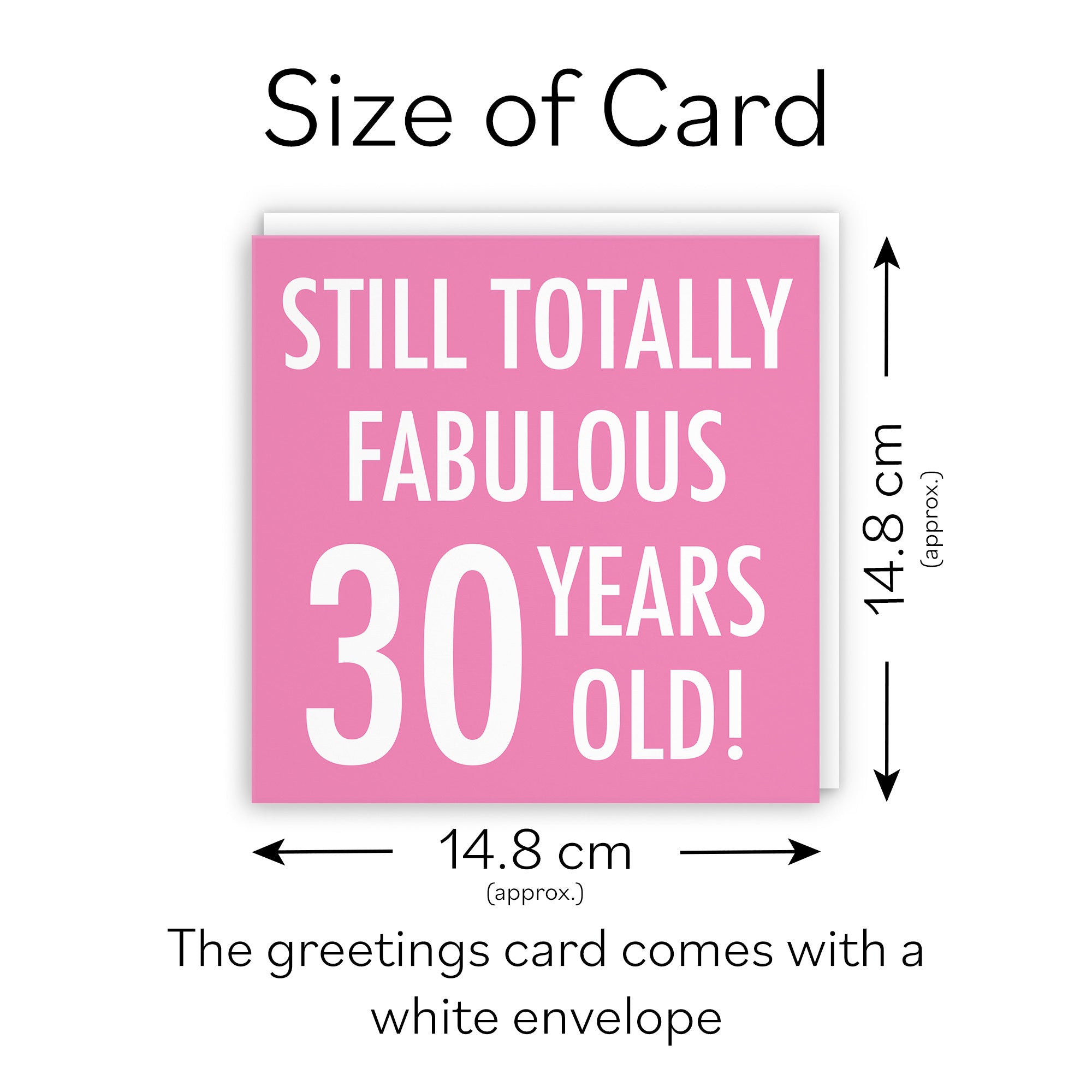 30th Birthday Card Still Totally Fabulous Urban Colour - Default Title (TH02091)