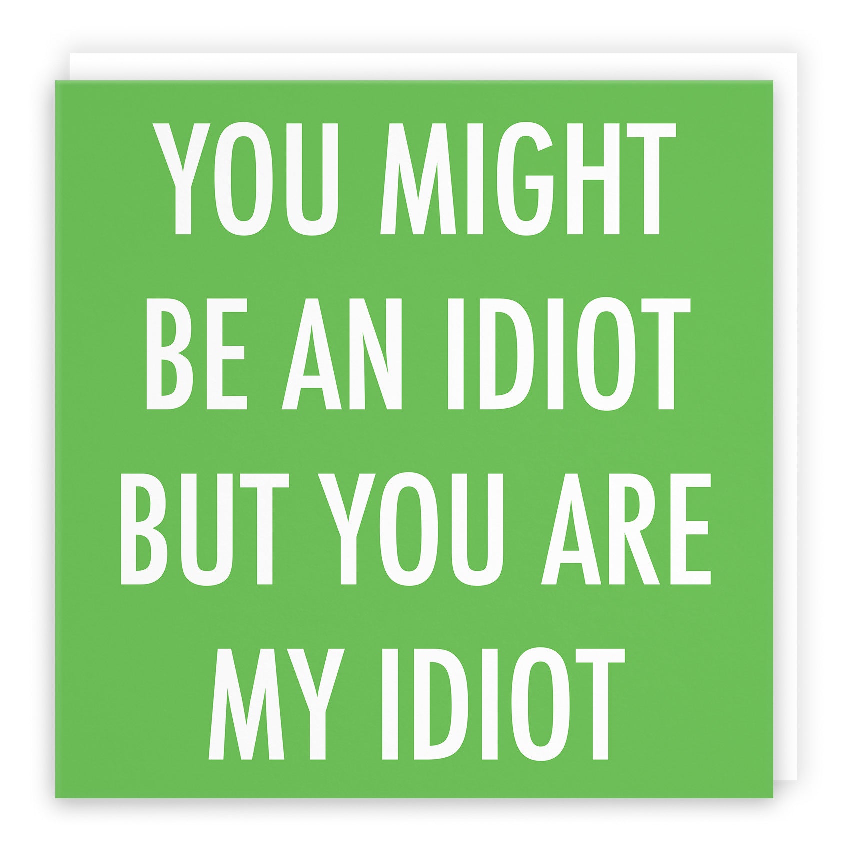 Funny Romantic Card My Idiot Urban Colour - Default Title (TH02093)