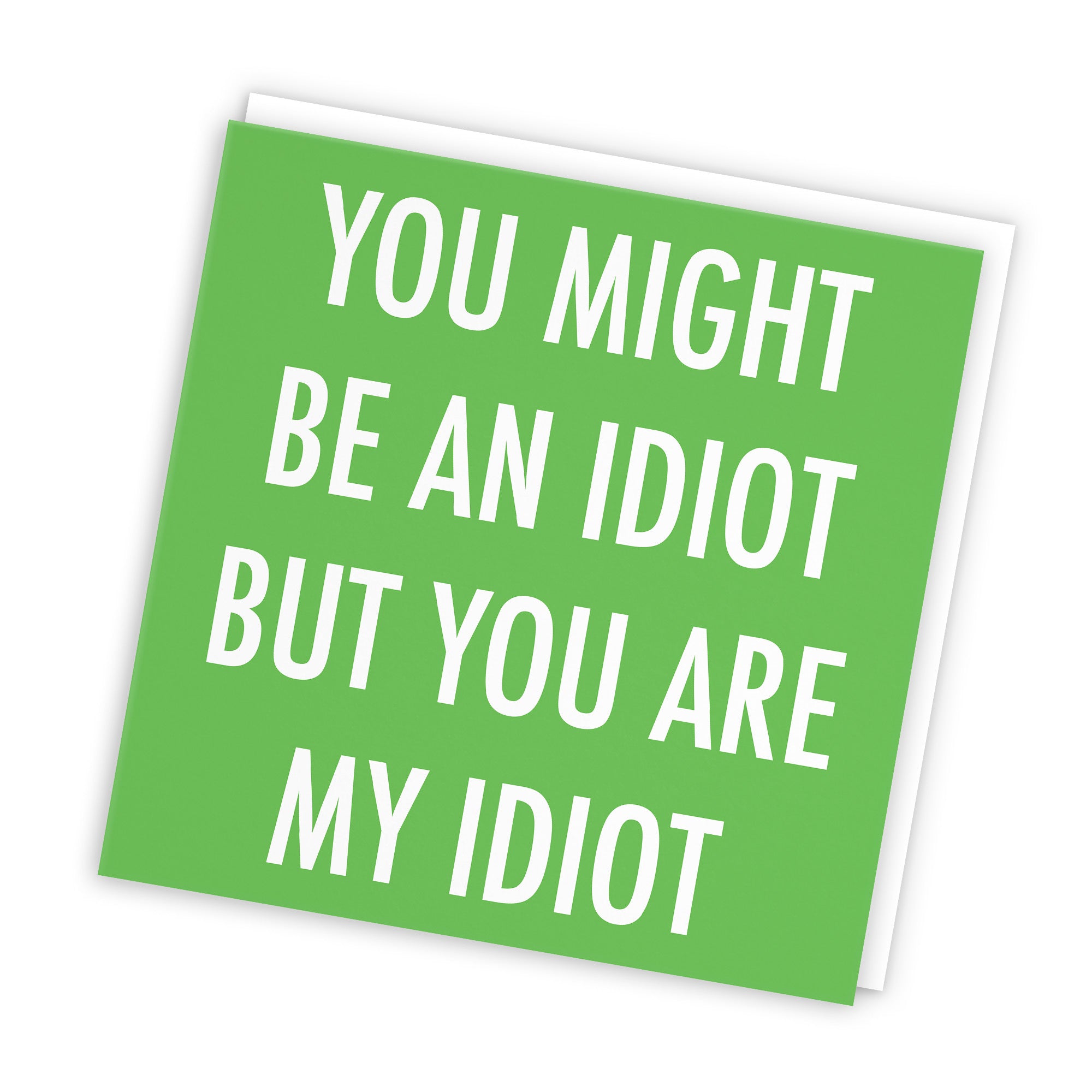 Funny Romantic Card My Idiot Urban Colour - Default Title (TH02093)