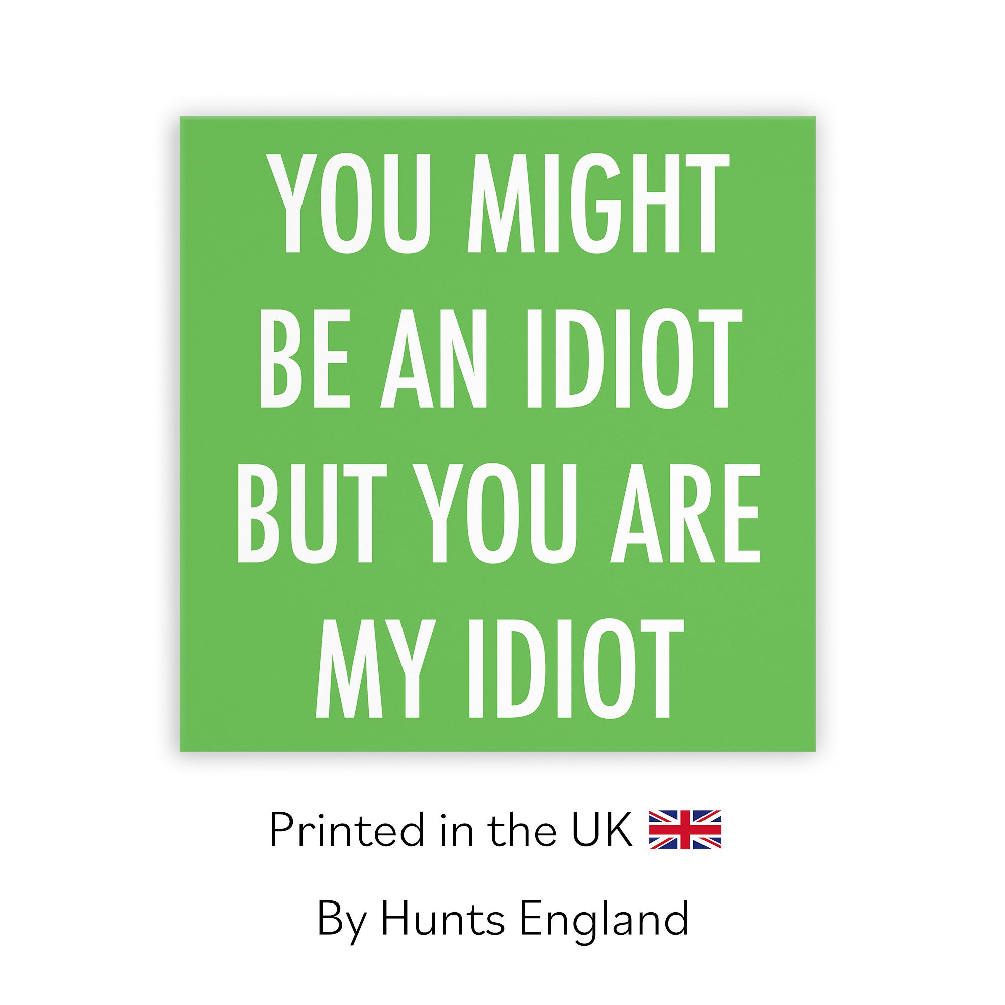 Funny Romantic Card My Idiot Urban Colour - Default Title (TH02093)