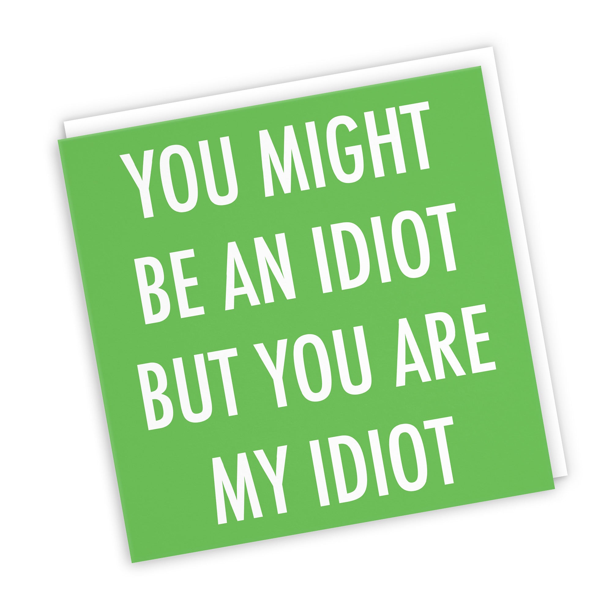 Funny Romantic Card My Idiot Urban Colour - Default Title (TH02093)