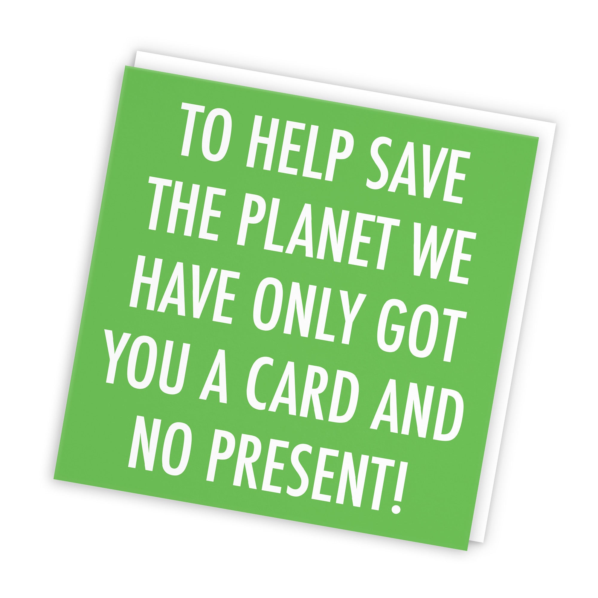 Funny Birthday Card Save The Planet Urban Colour - Default Title (TH02095)