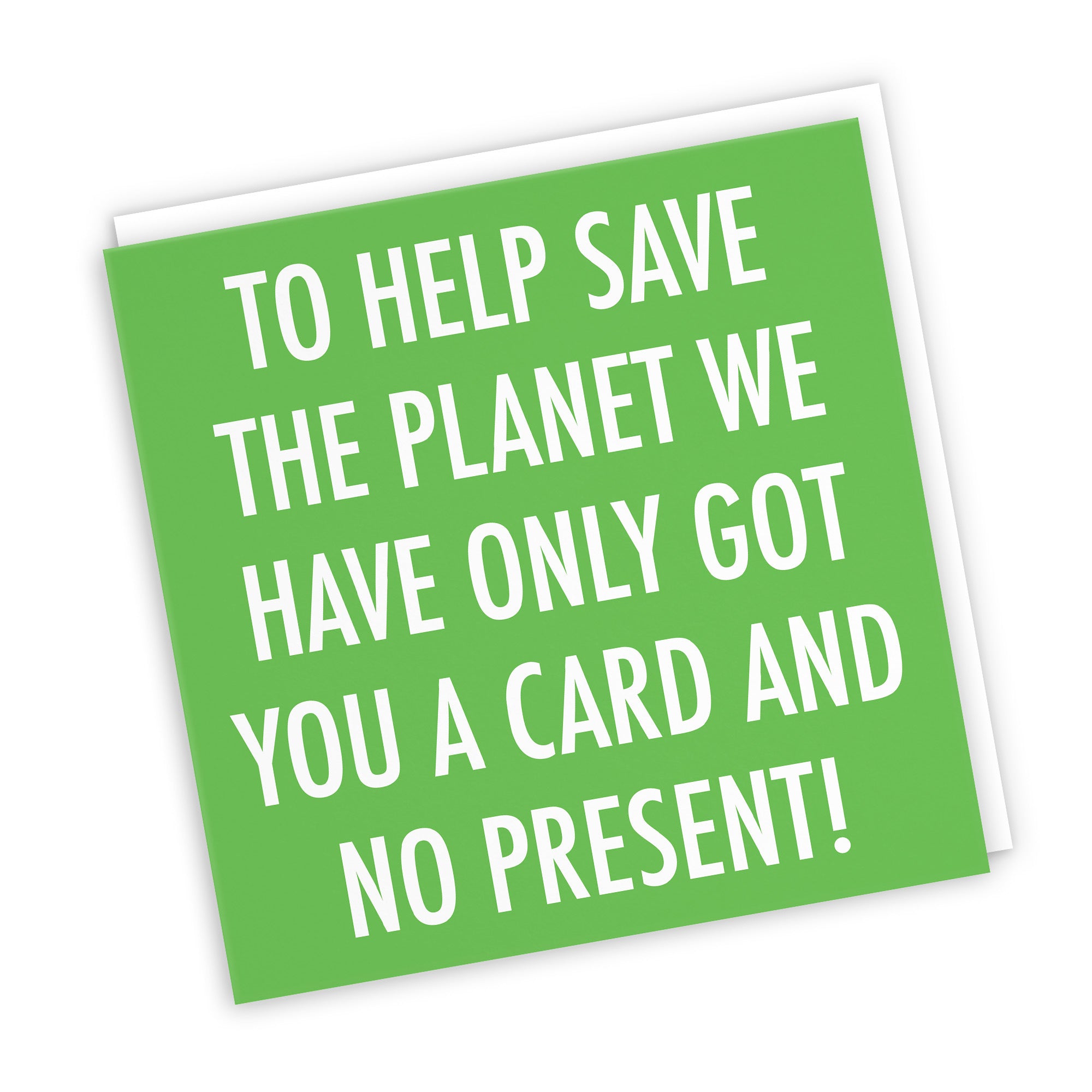 Funny Birthday Card Save The Planet Urban Colour - Default Title (TH02095)