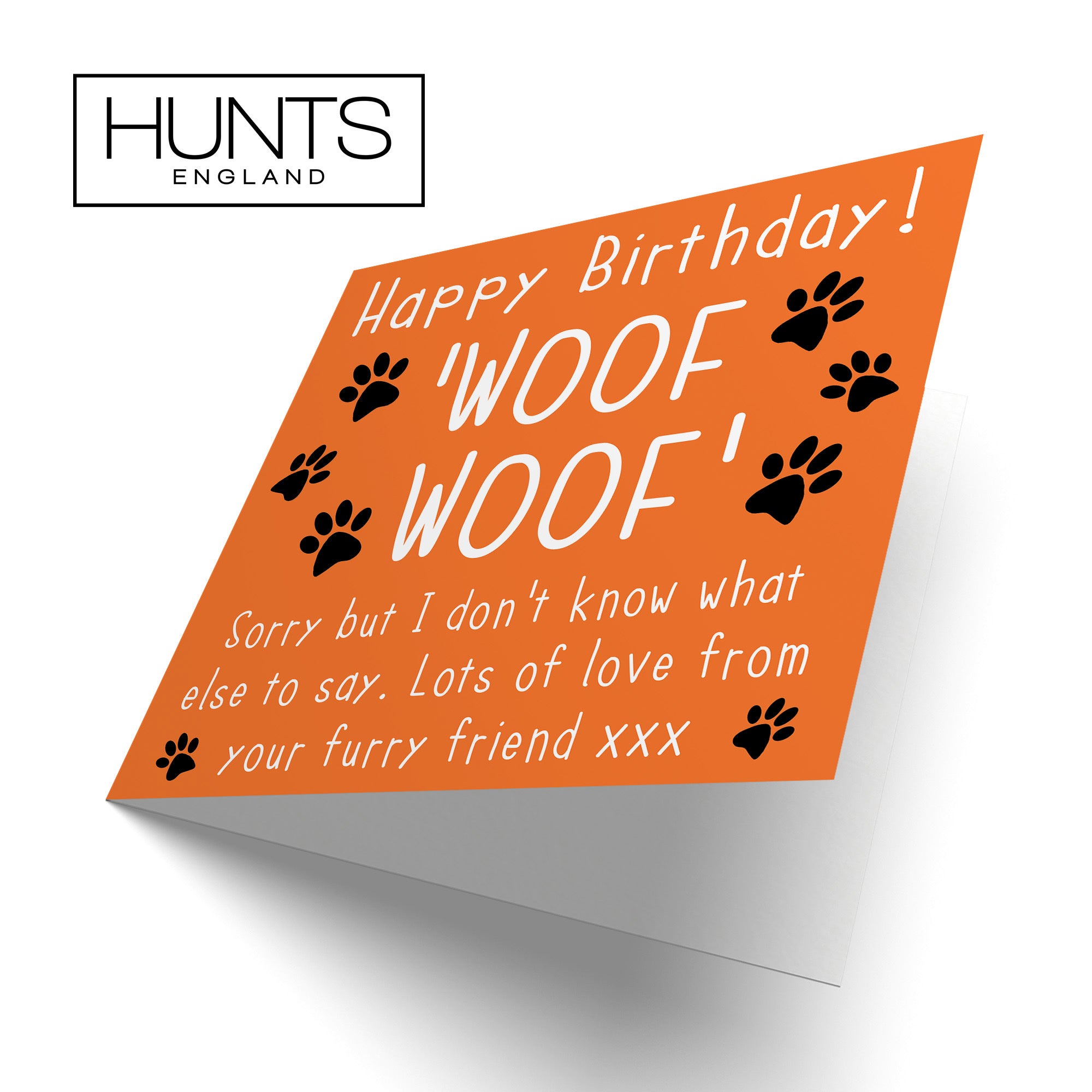Birthday Card From The Dog Urban Colour - Default Title (TH02100)