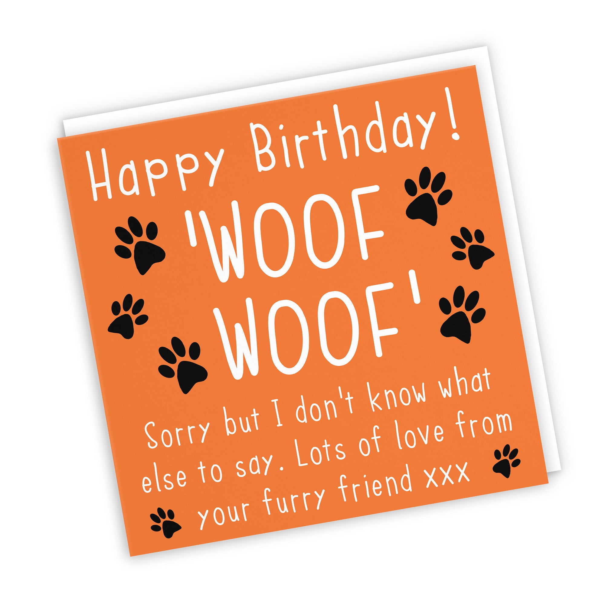 Birthday Card From The Dog Urban Colour - Default Title (TH02100)