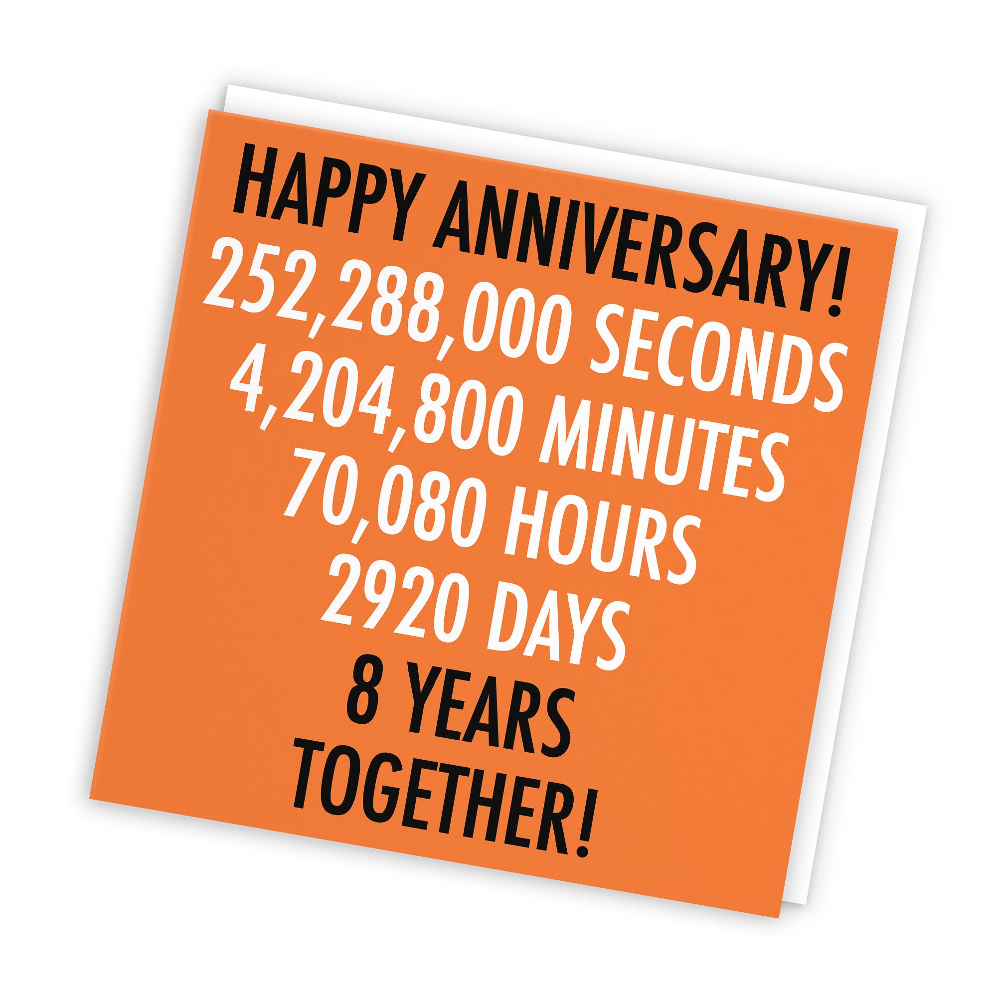 8th Anniversary Card Urban Colour - Default Title (TH02103)