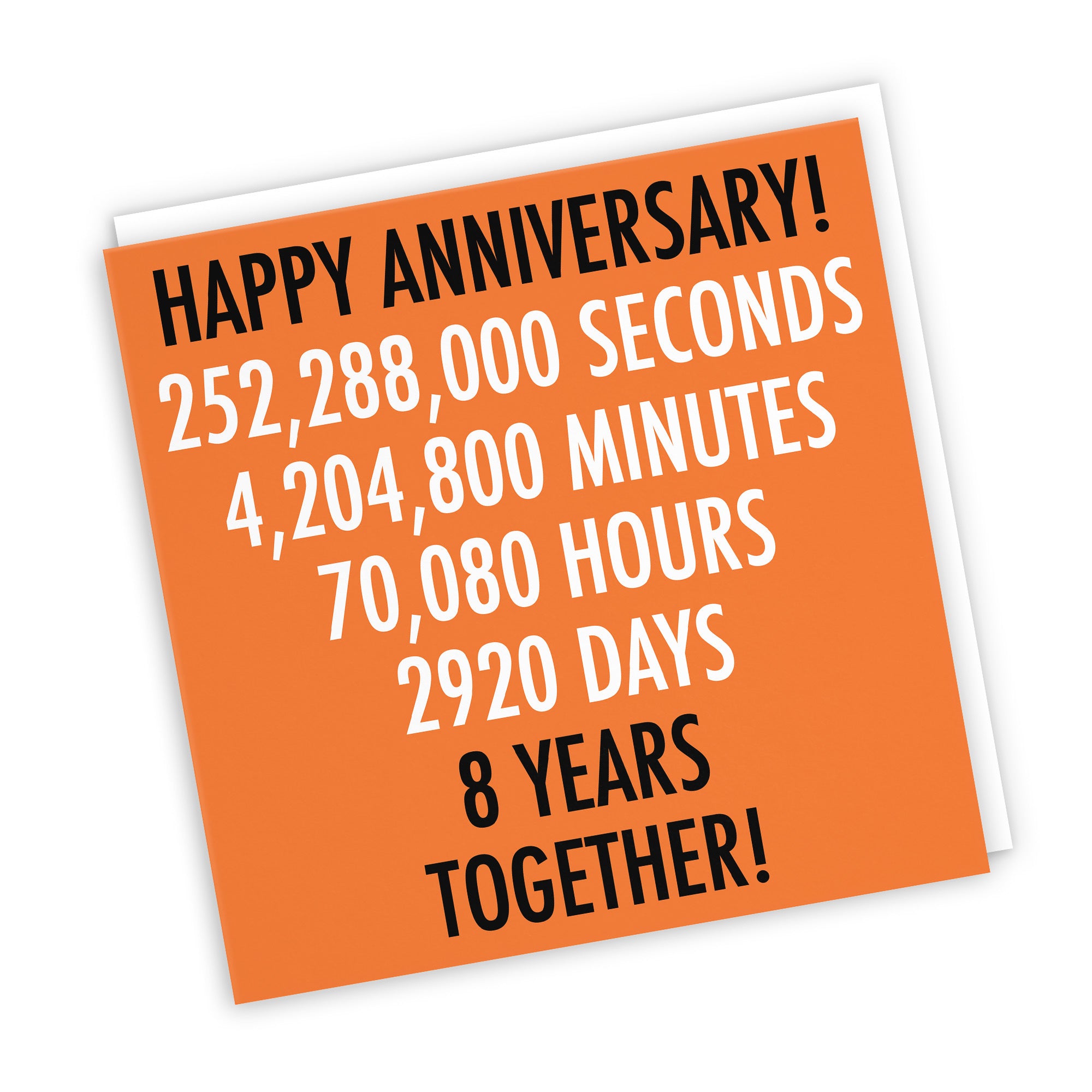 8th Anniversary Card Urban Colour - Default Title (TH02103)