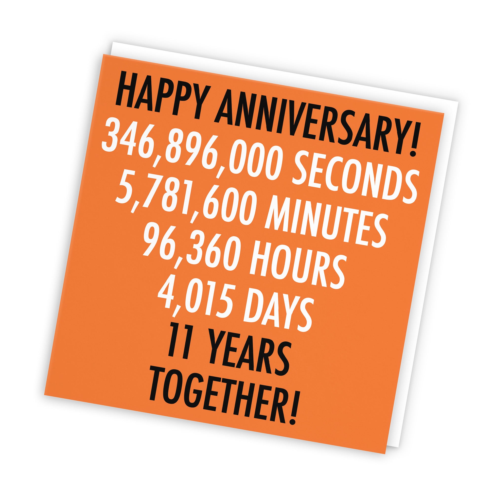 11th Anniversary Card Urban Colour - Default Title (TH02104)