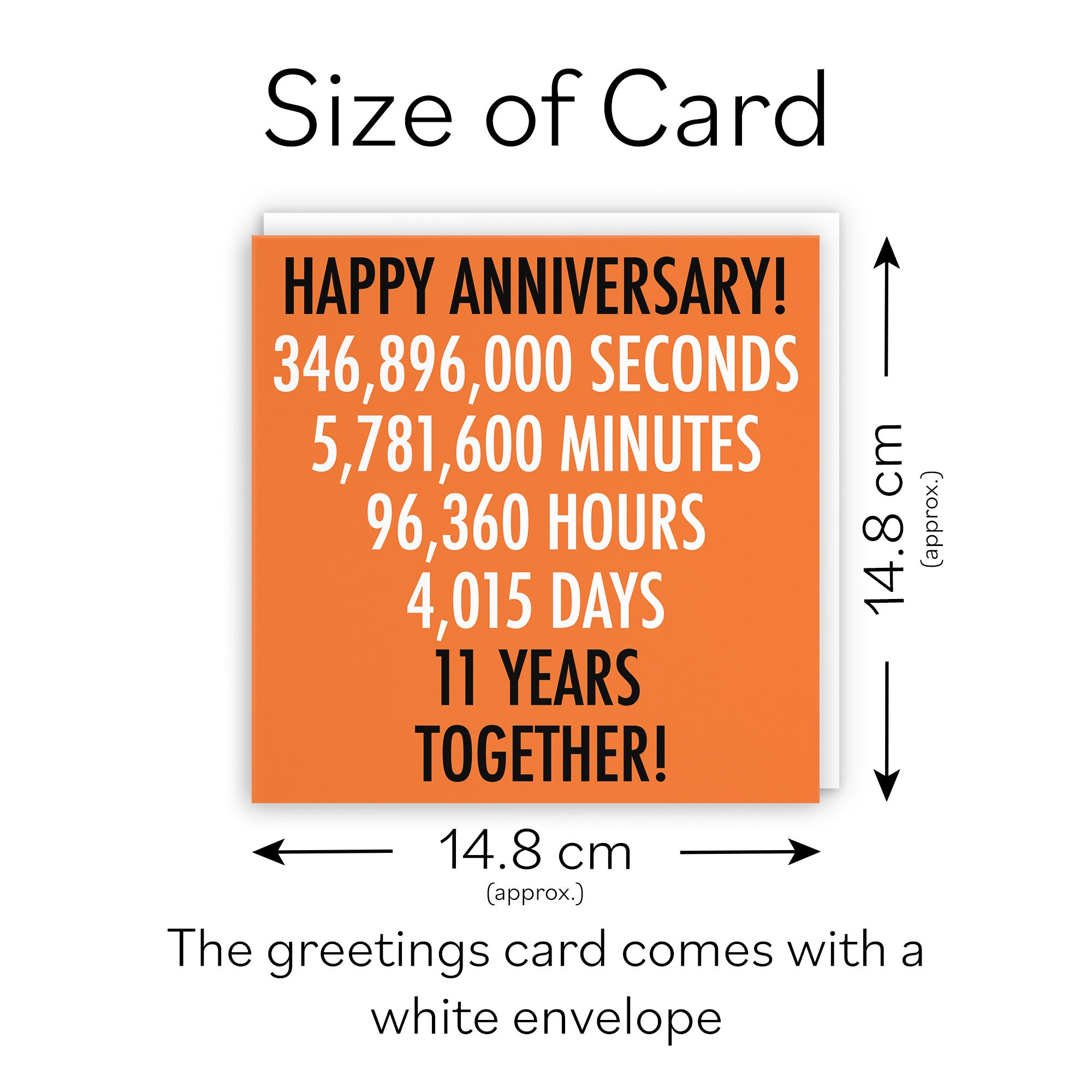 11th Anniversary Card Urban Colour - Default Title (TH02104)