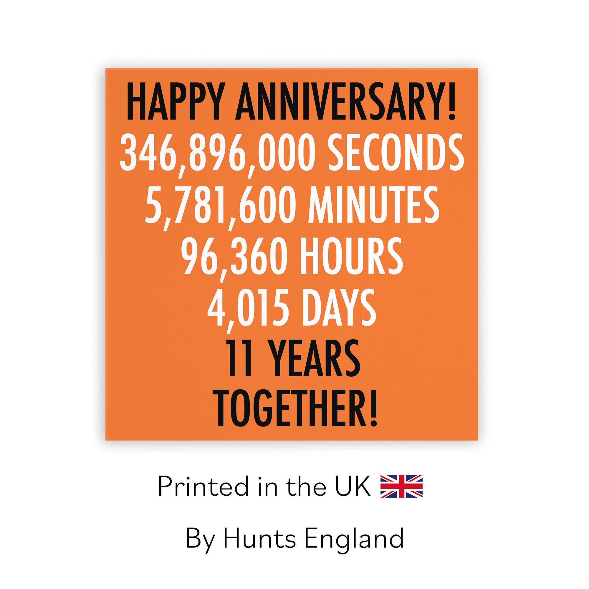 11th Anniversary Card Urban Colour - Default Title (TH02104)