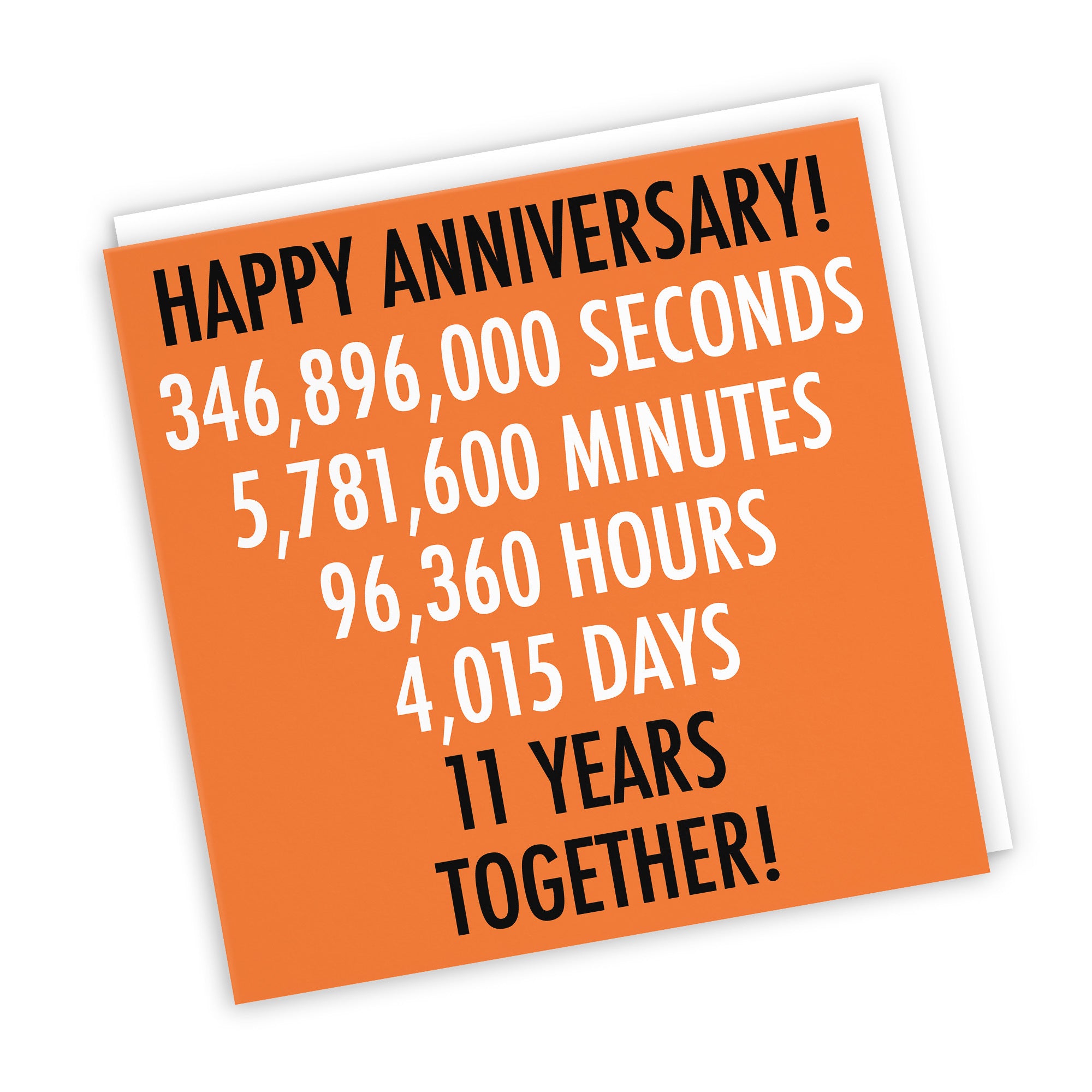 11th Anniversary Card Urban Colour - Default Title (TH02104)