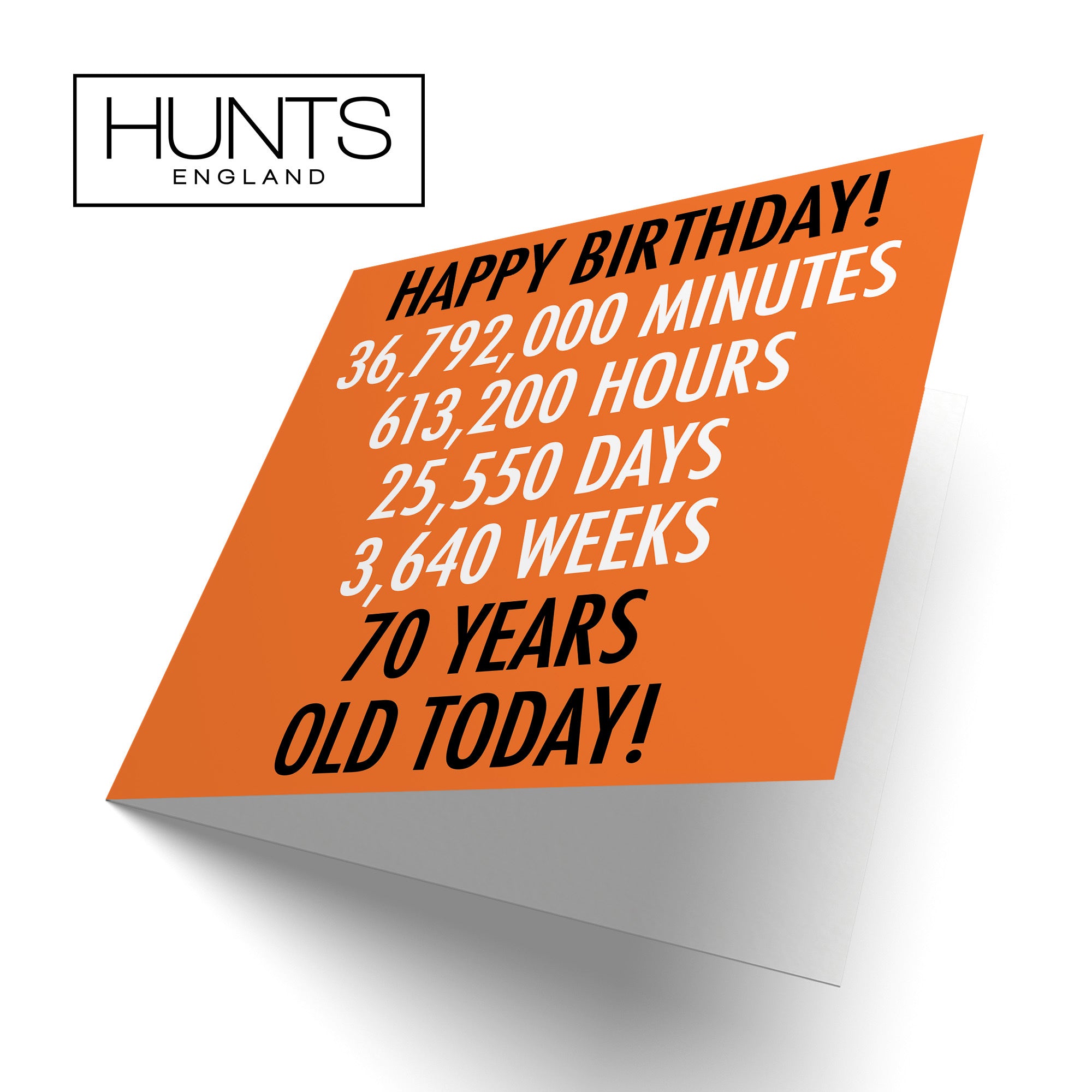 70th Birthday Card Urban Colour - Default Title (TH02108)