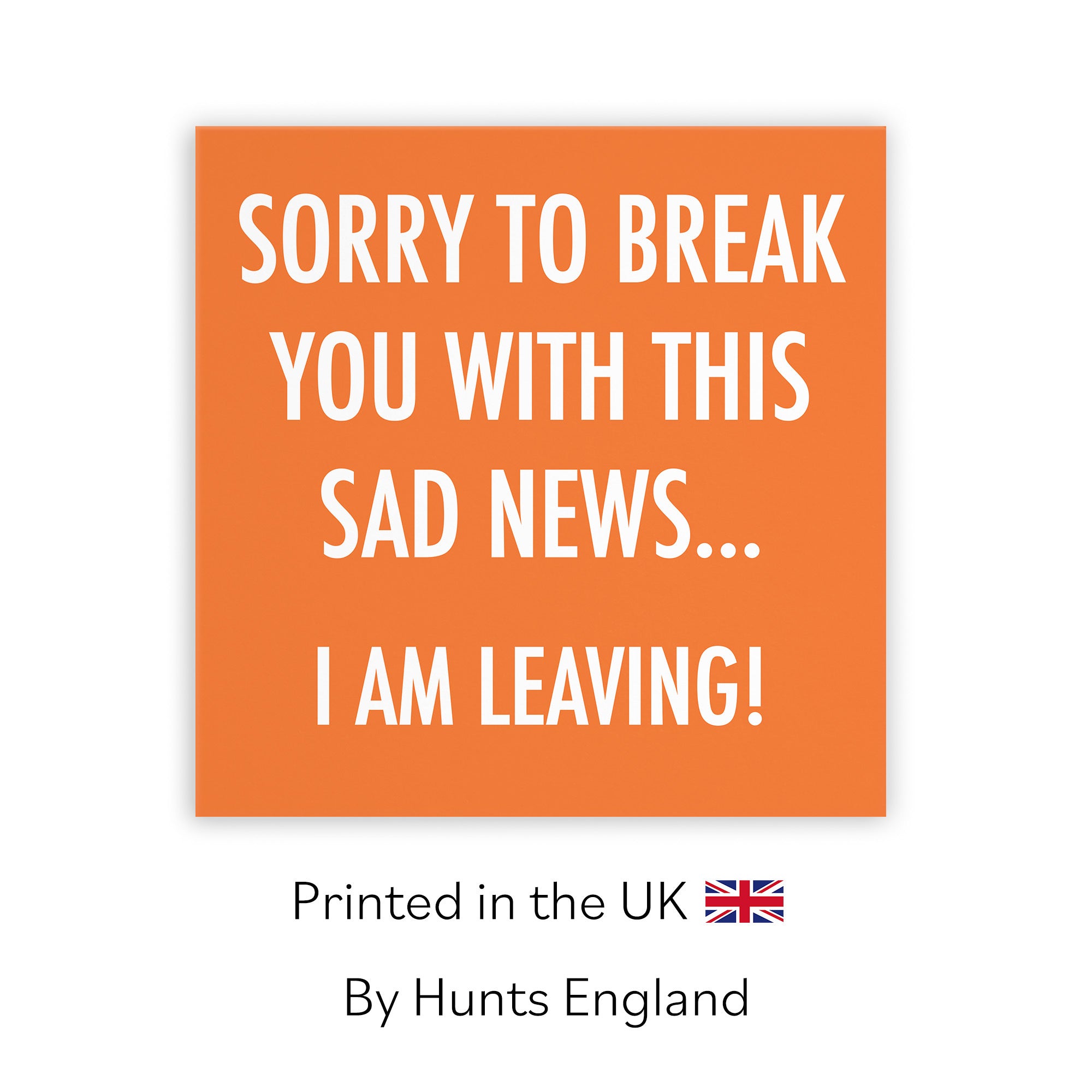 Funny Leaving Card Sad News Urban Colour - Default Title (TH02112)