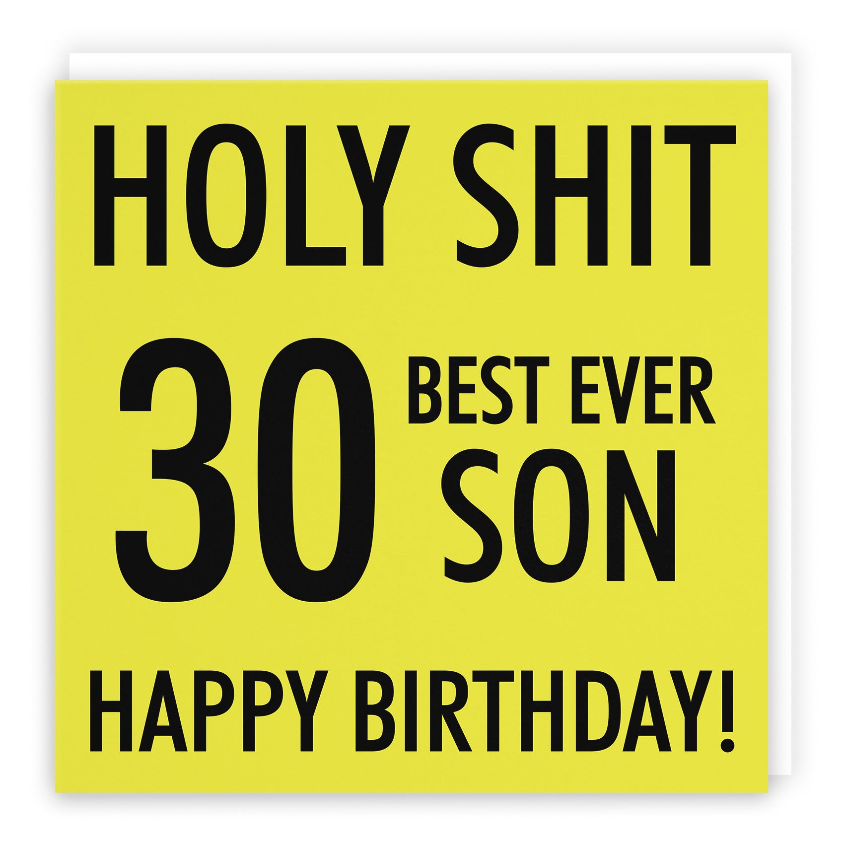30th Son Birthday Card Holy Shit - Default Title (TH02115)
