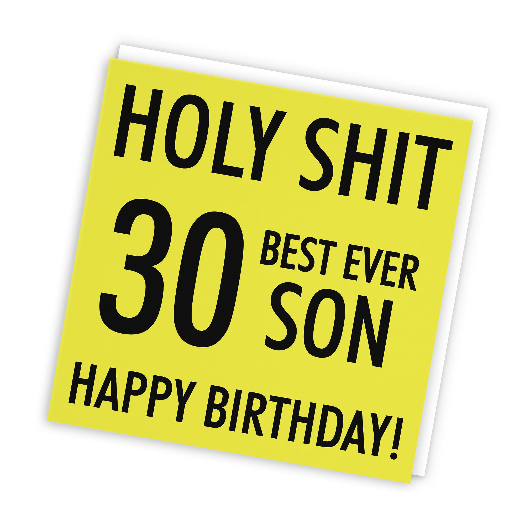 30th Son Birthday Card Holy Shit - Default Title (TH02115)