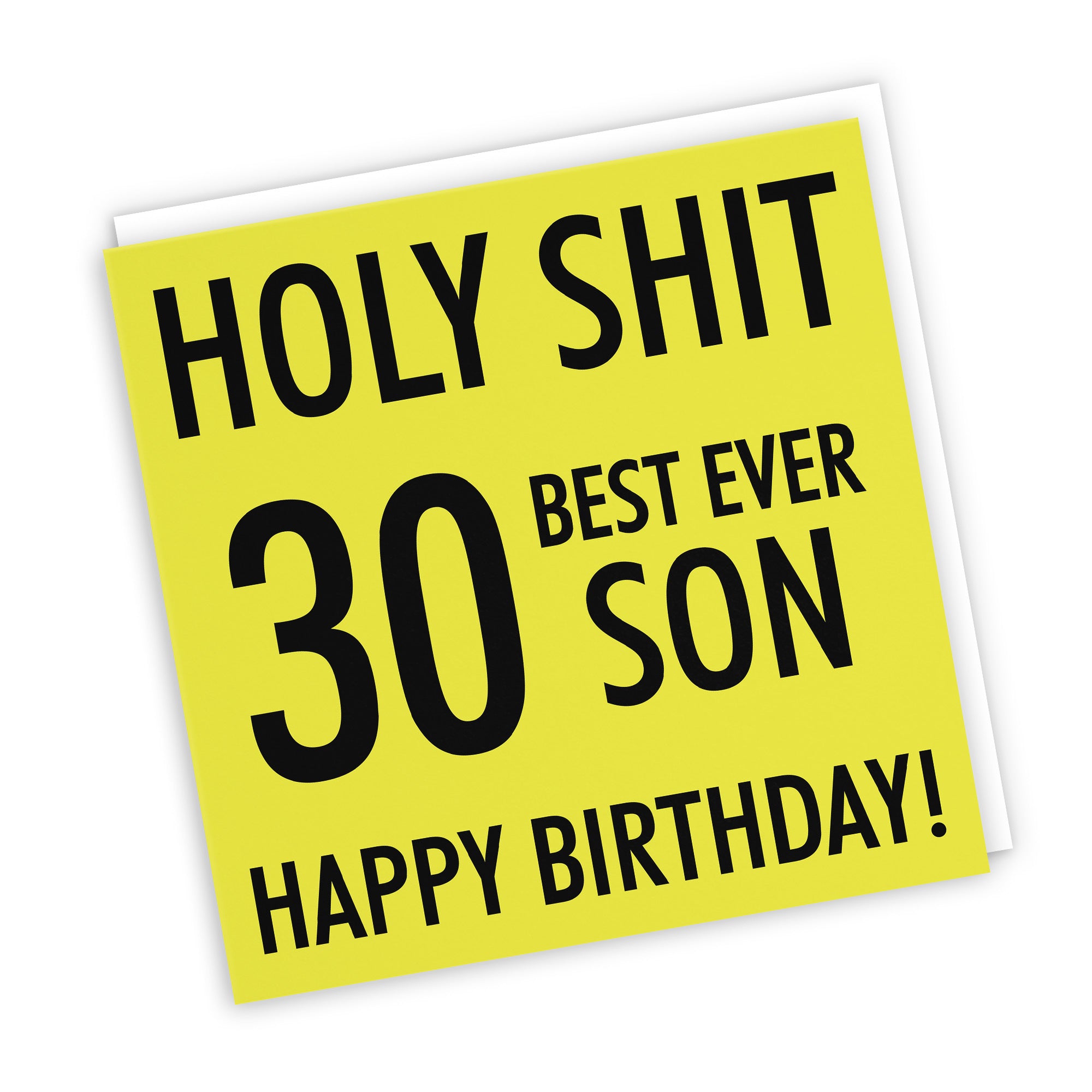 30th Son Birthday Card Holy Shit - Default Title (TH02115)