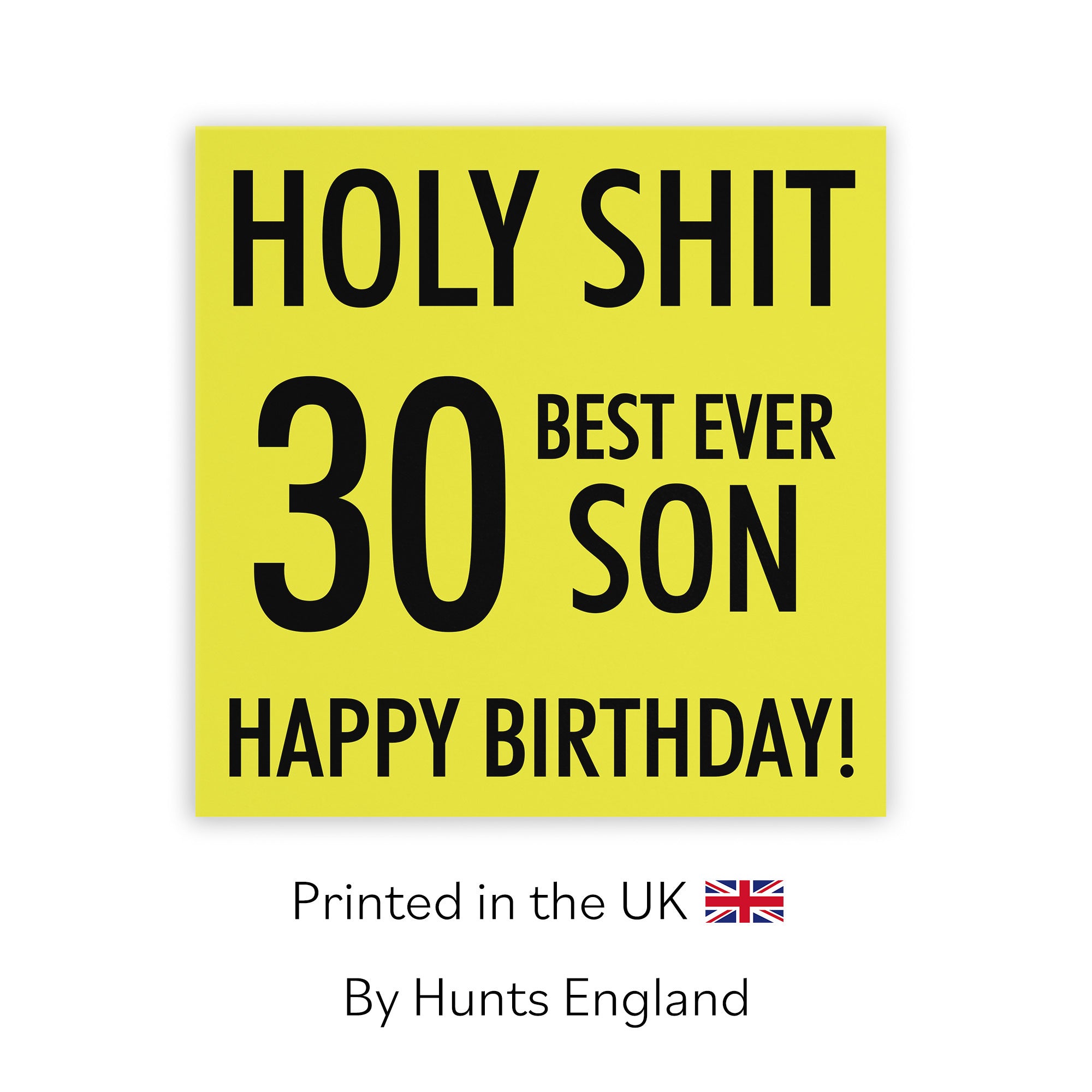 30th Son Birthday Card Holy Shit - Default Title (TH02115)