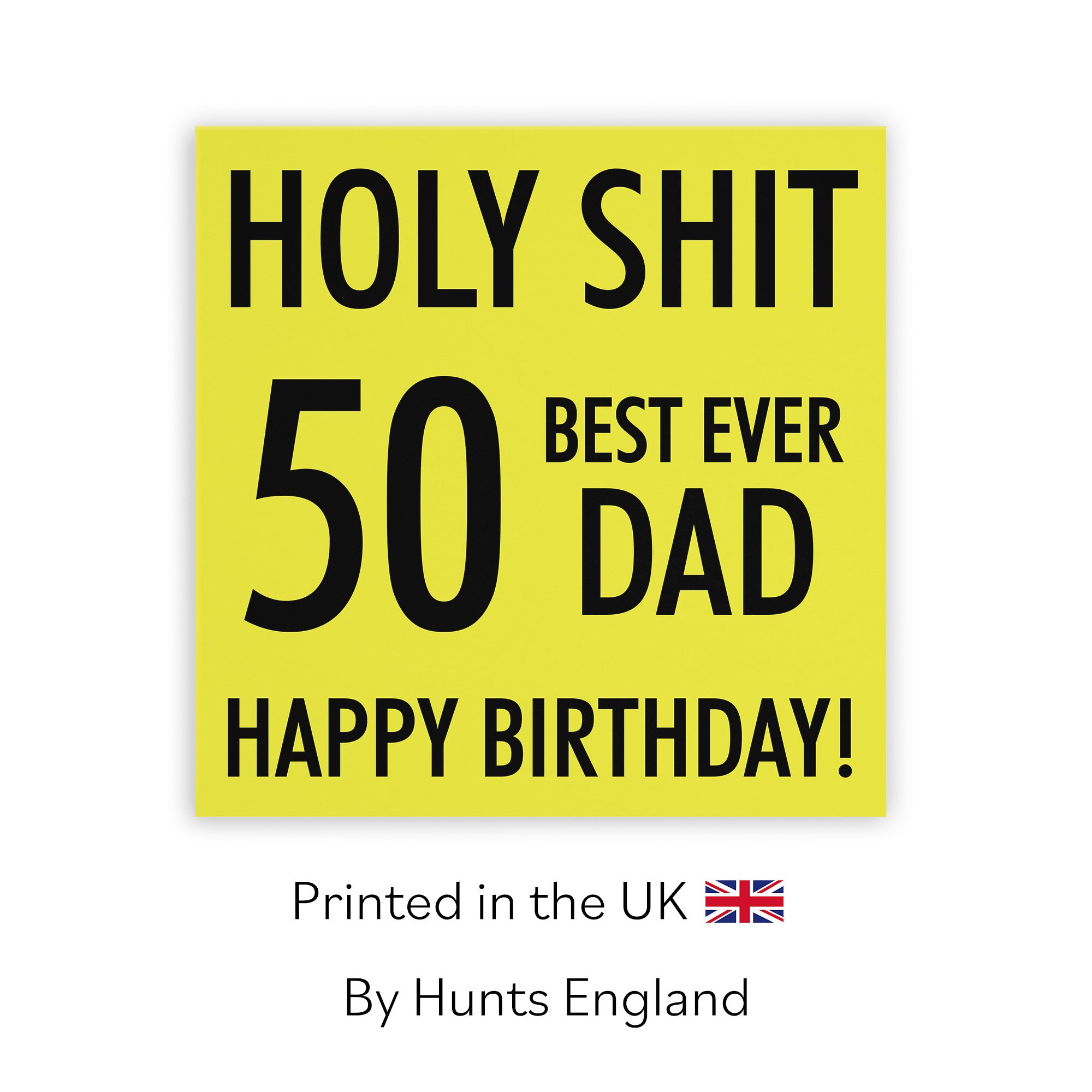 50th Dad Birthday Card Holy Shit - Default Title (TH02117)