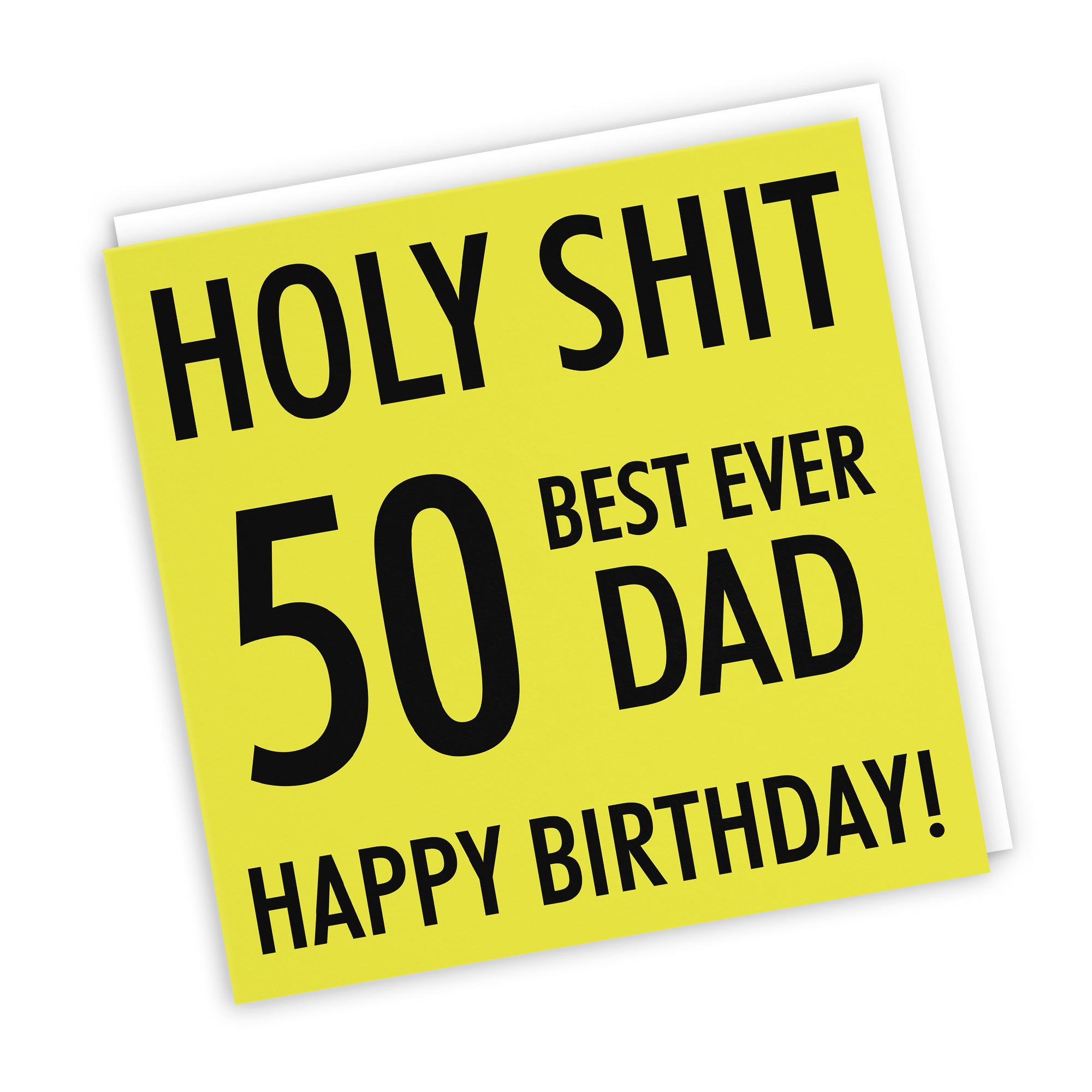 50th Dad Birthday Card Holy Shit - Default Title (TH02117)