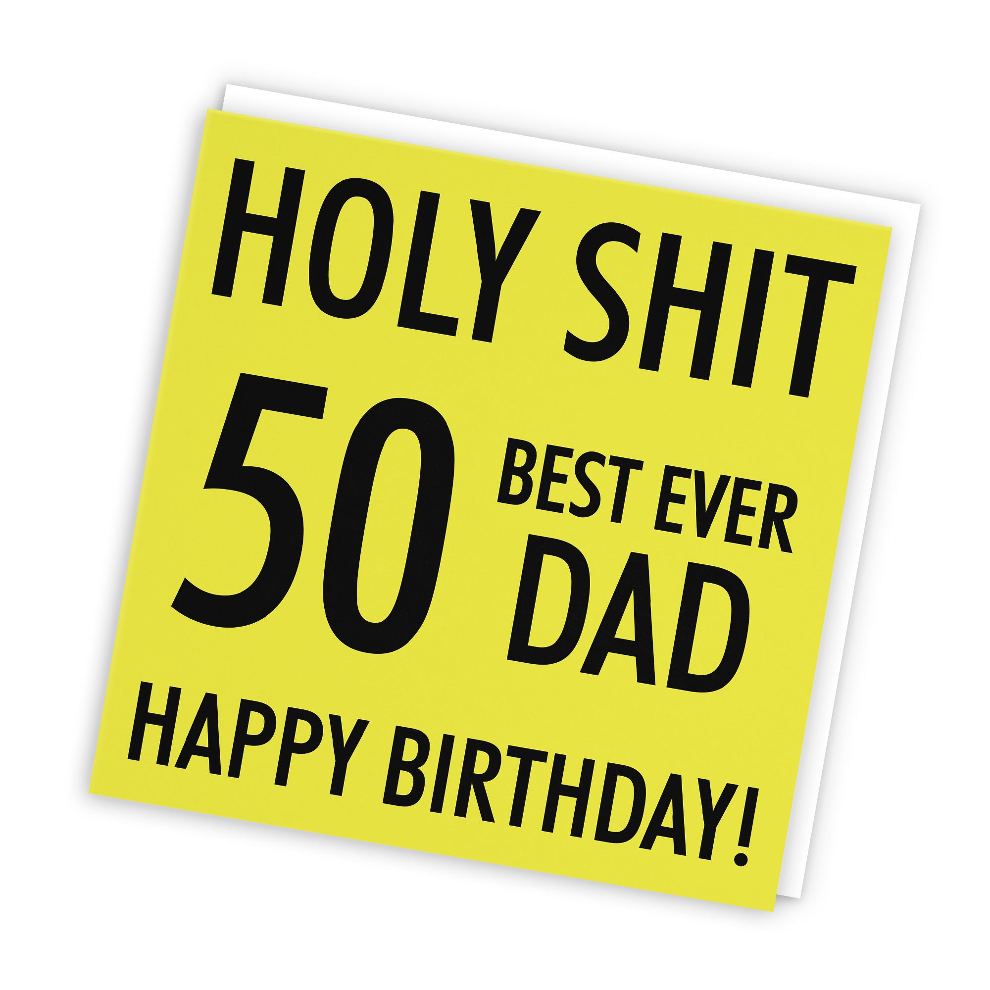 50th Dad Birthday Card Holy Shit - Default Title (TH02117)